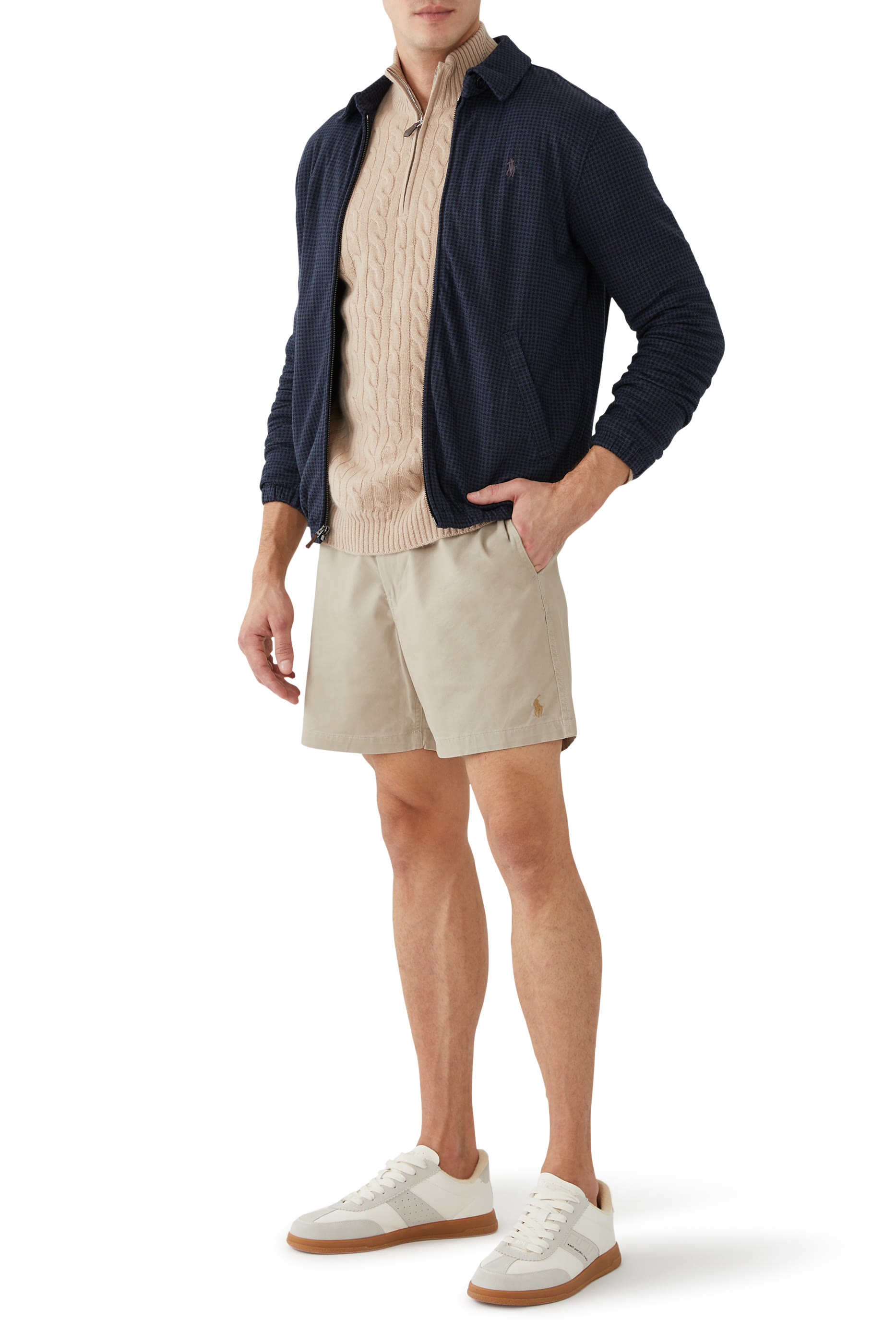 Flat Front Shorts