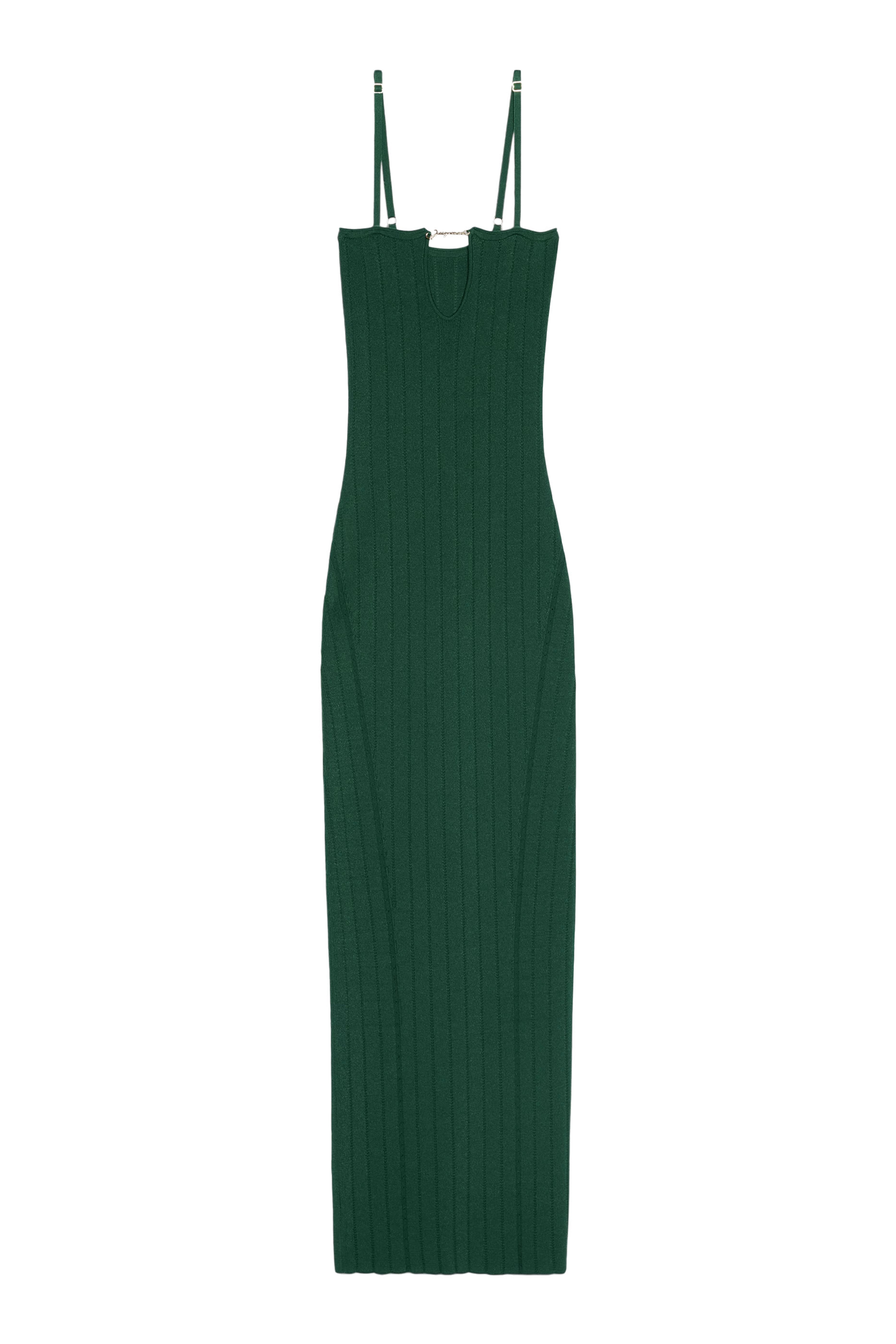 La Robe Sierra Bretelles Fitted Midi Dress