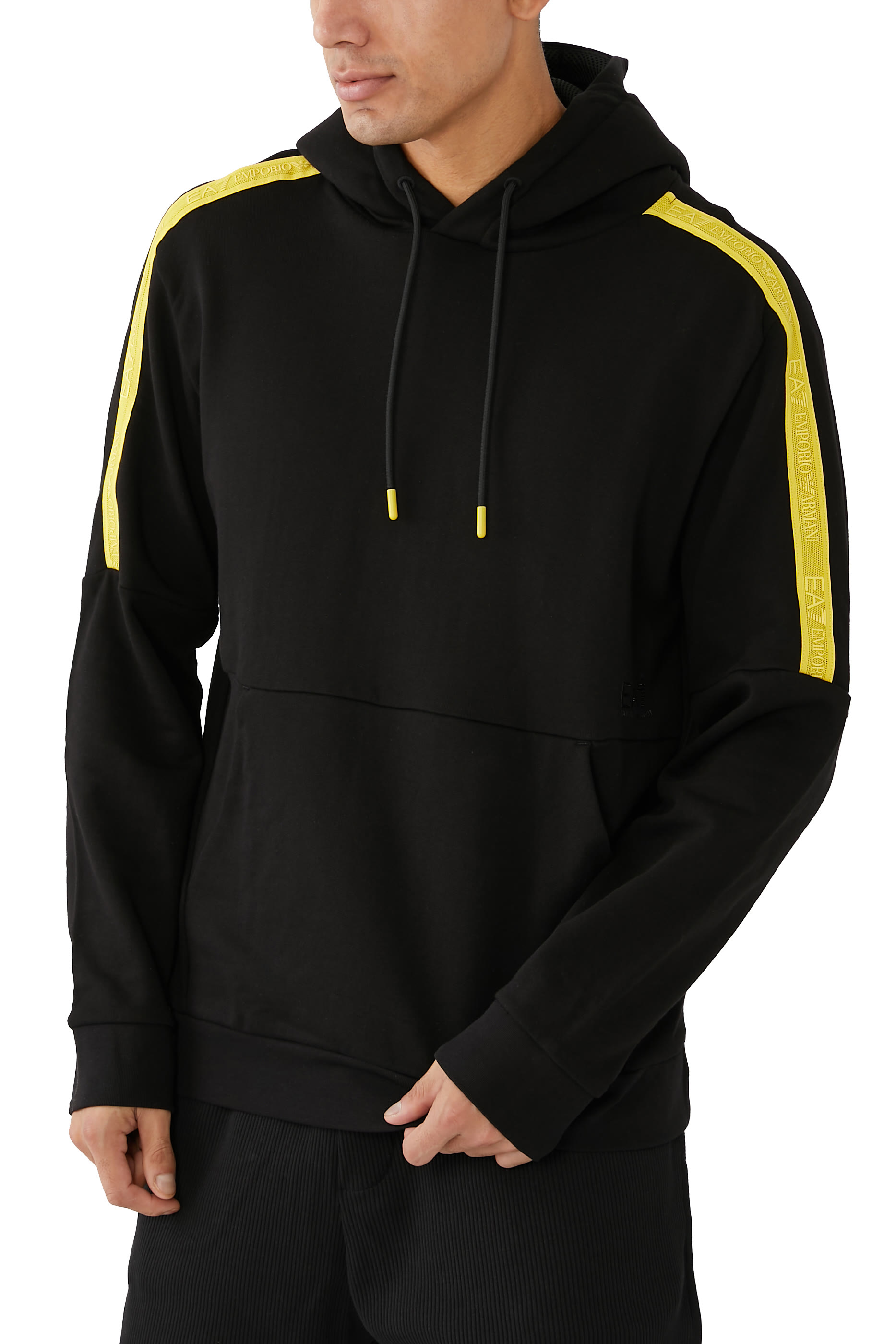 EA7 Logo Tape Hoodie