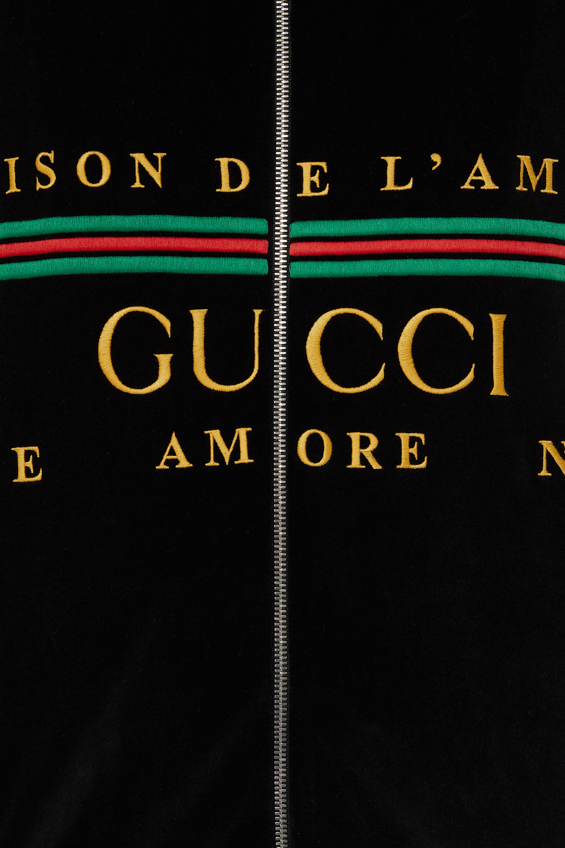 Oversized Embroidered Chenille Jacket