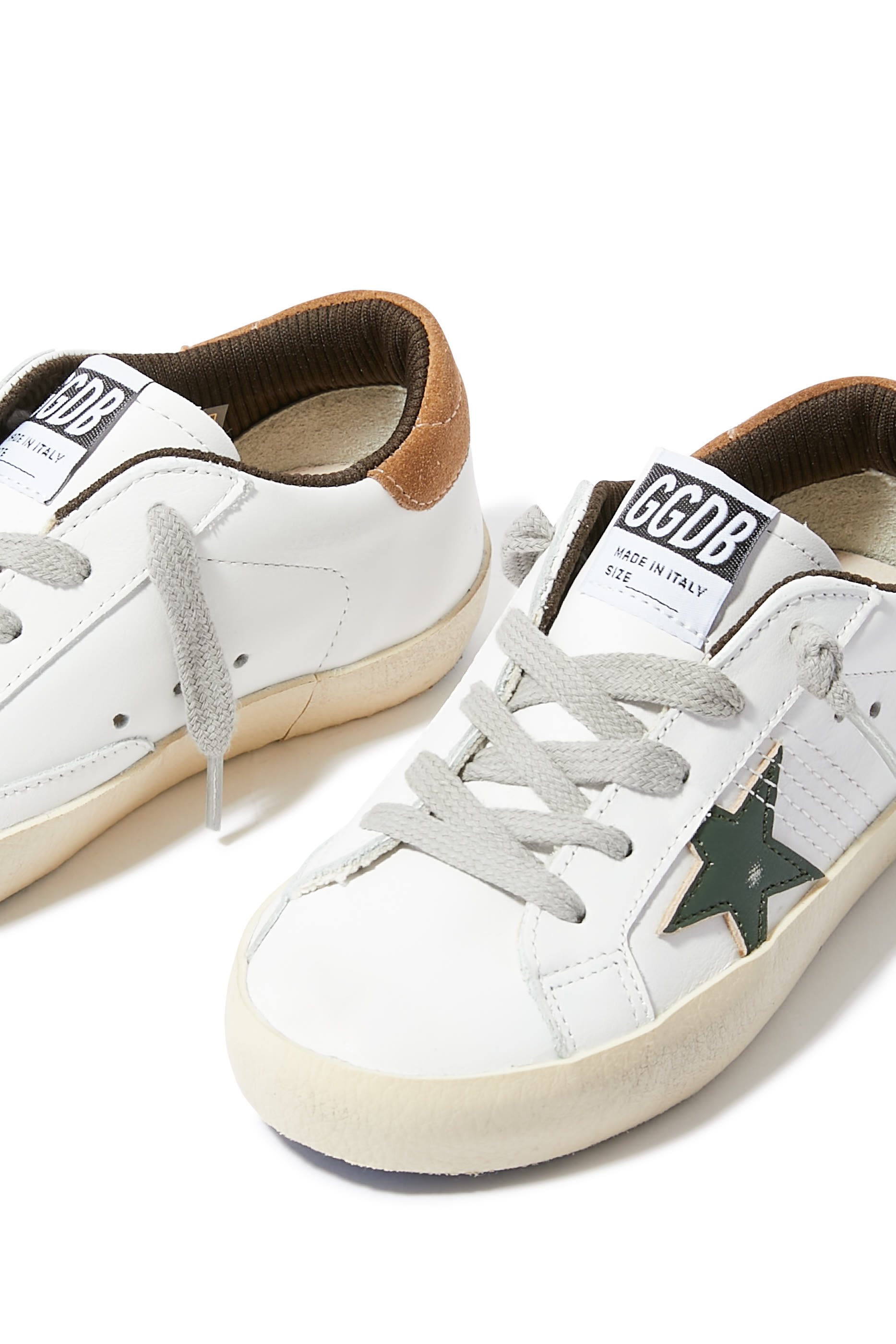 Kids Super Star Leather Sneakers