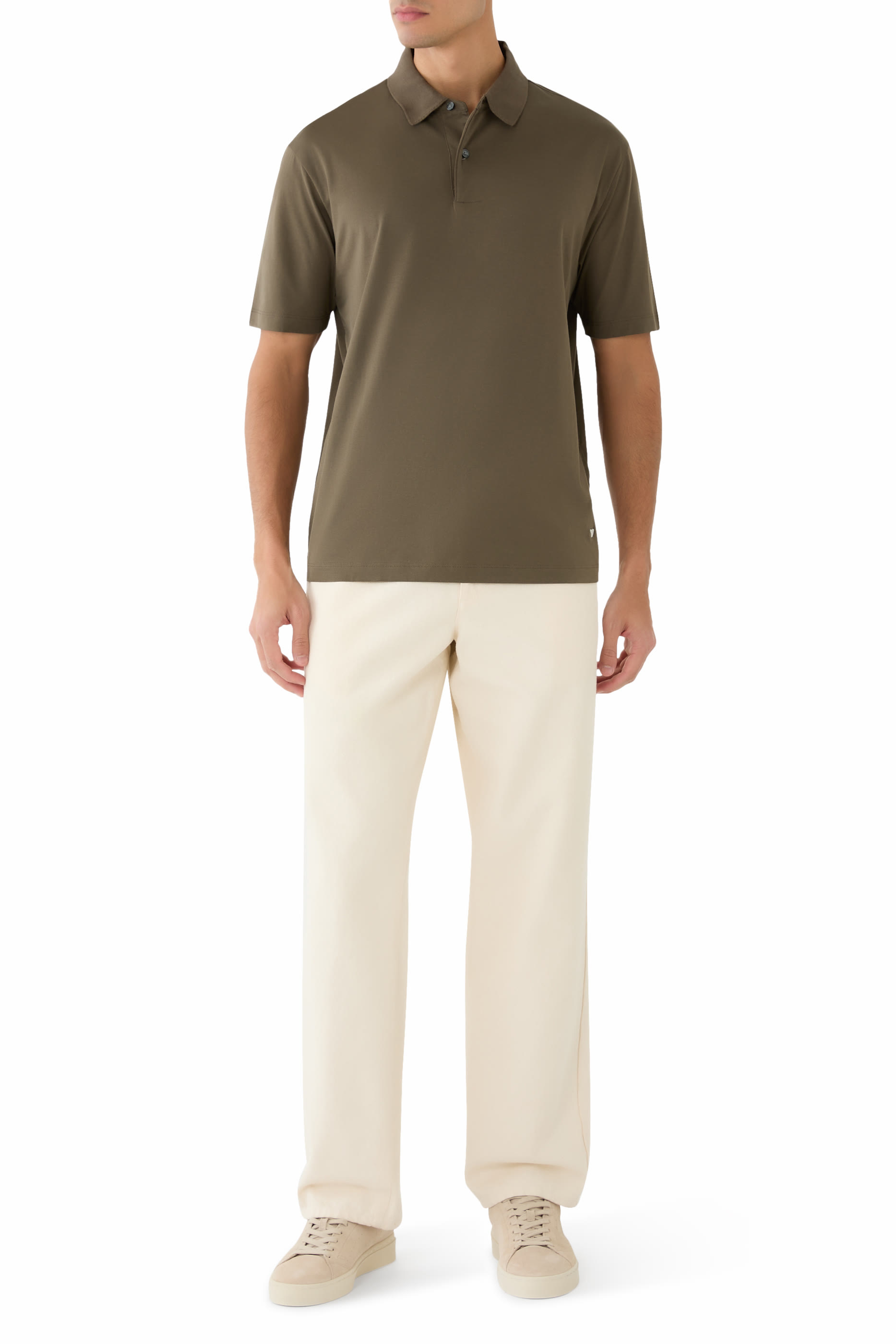 Micro Eagle Logo Polo Shirt