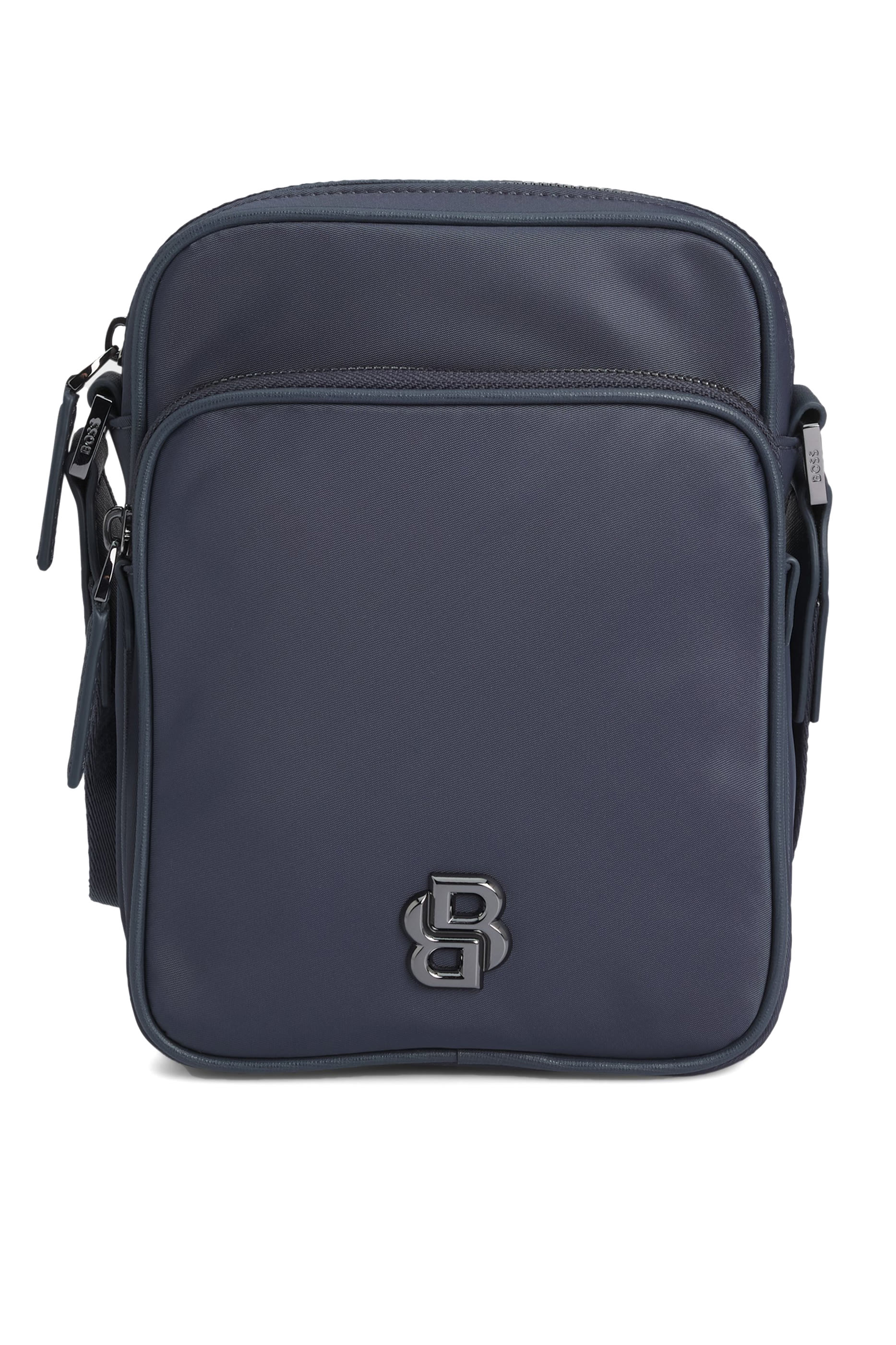 Twill Reporter Bag with Double B