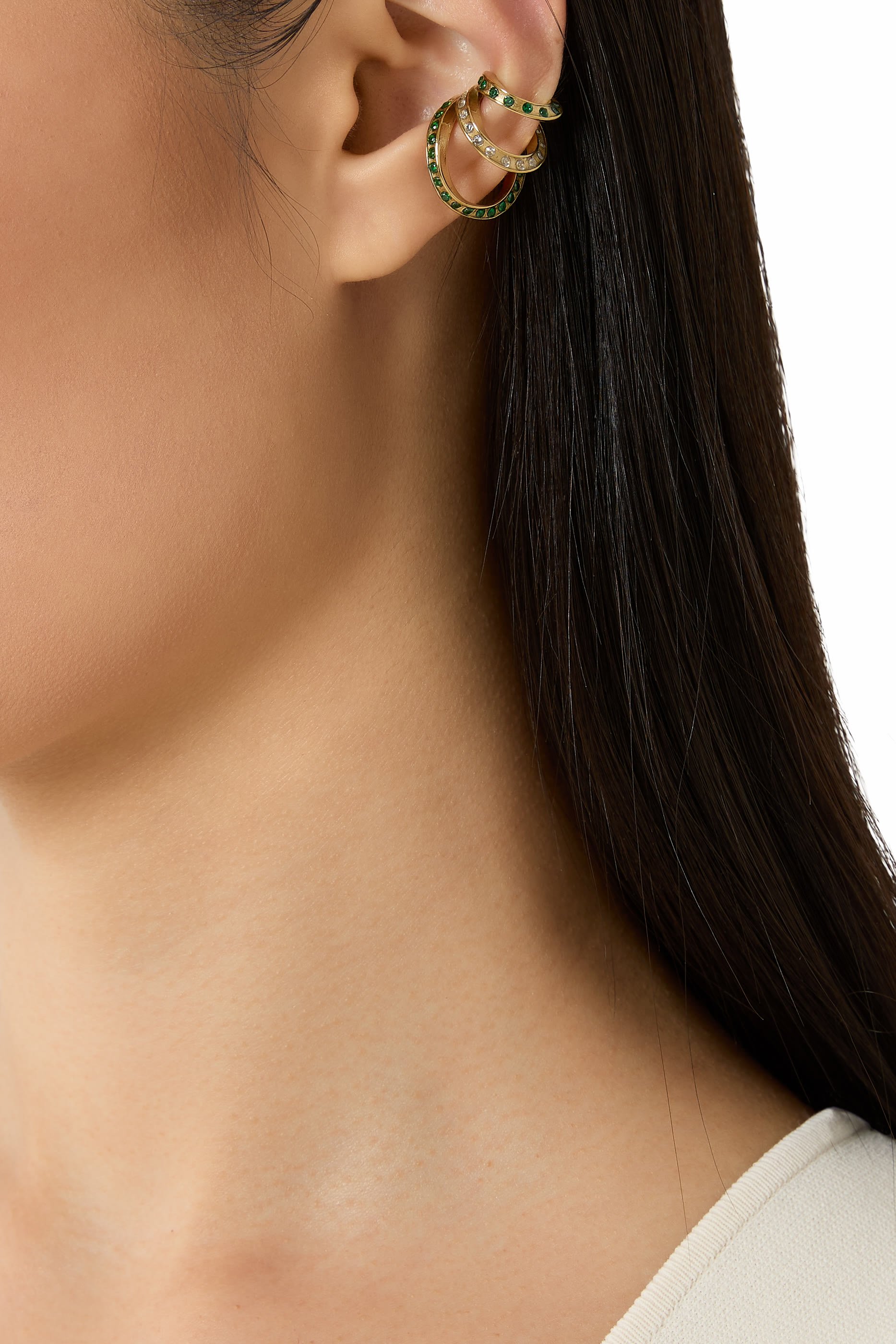 Triple Single Ear Cuff 