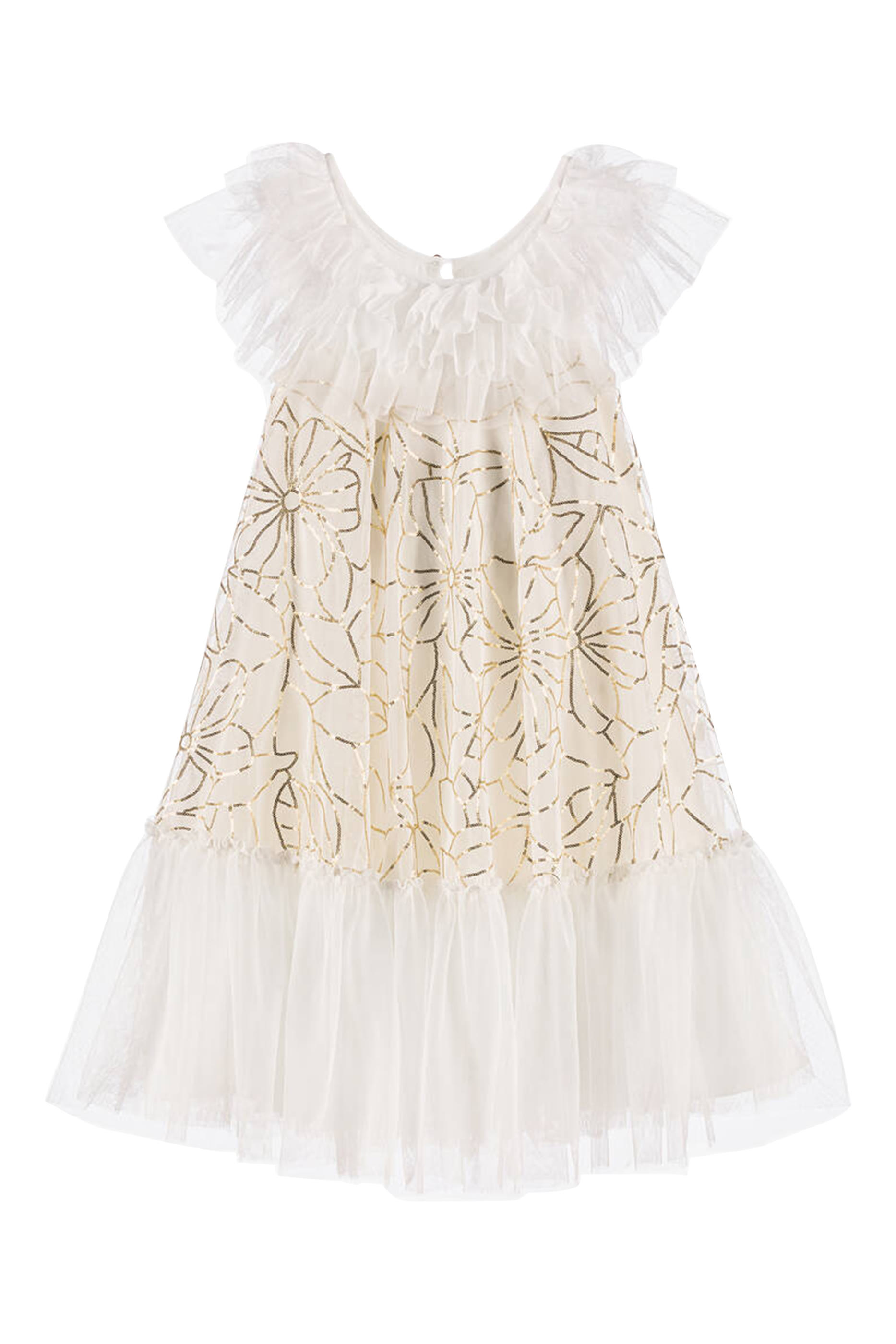 Kids Tulle Sequin Dress