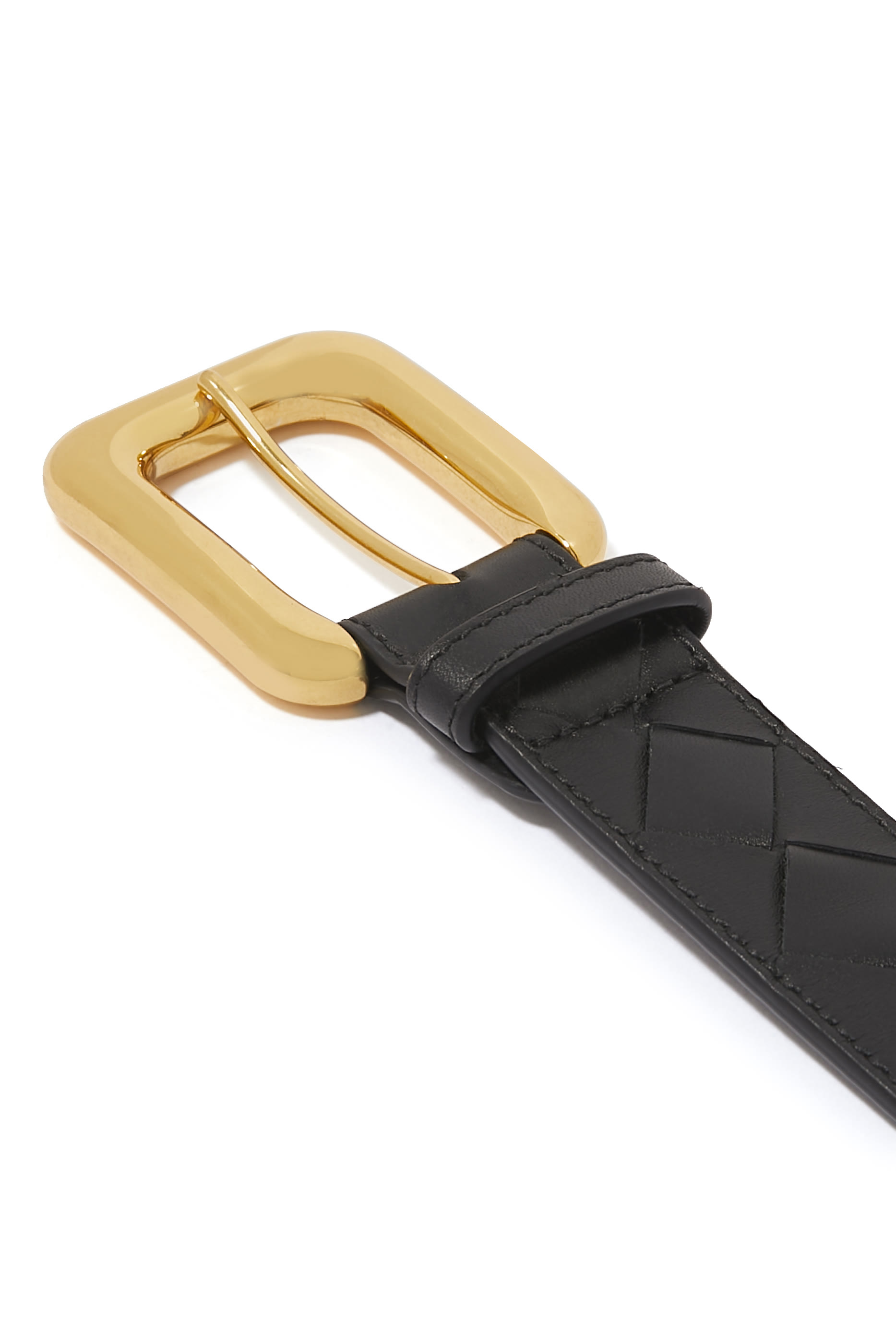 Intrecciato Leather Belt