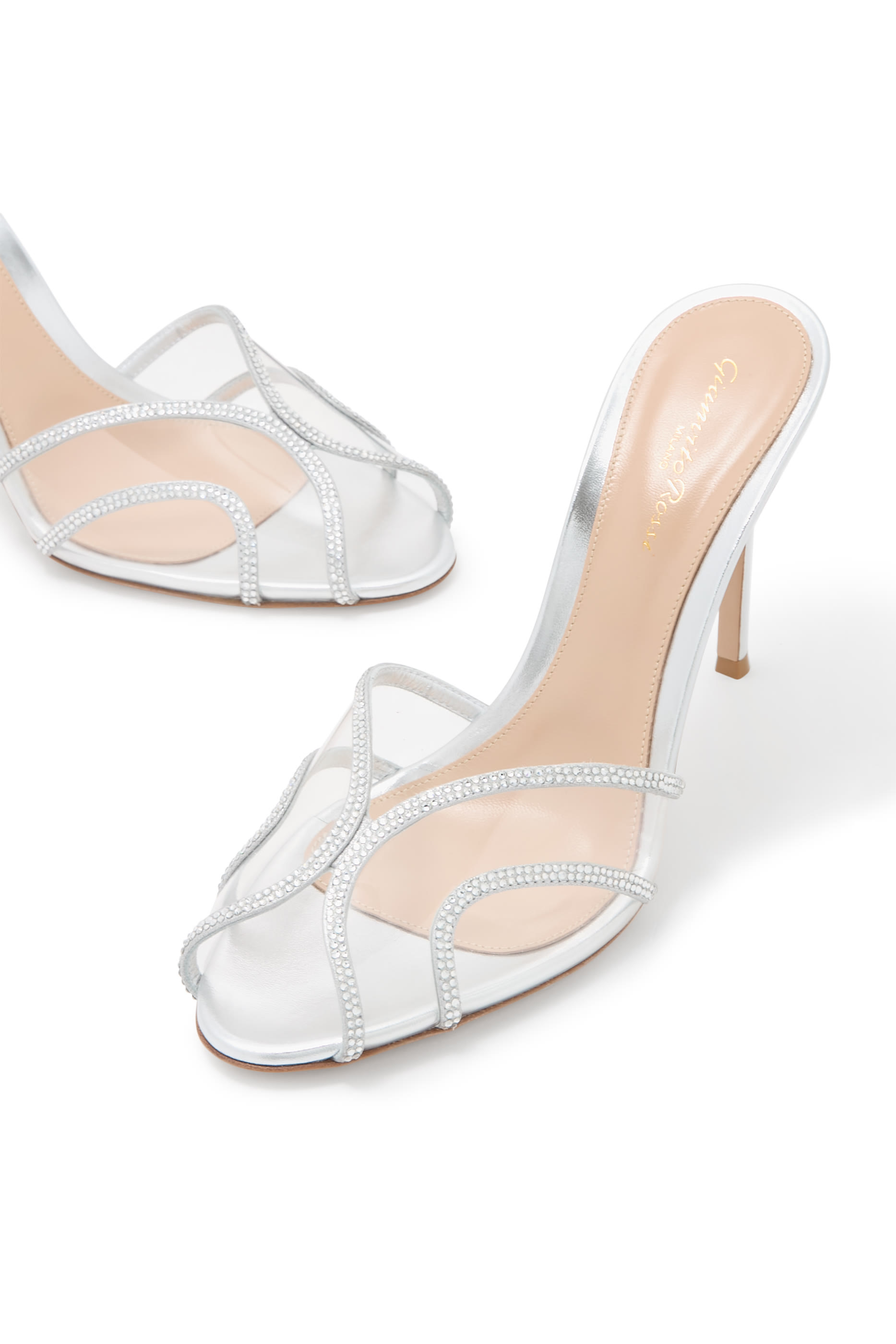  Crystals Embellished 95 Mules