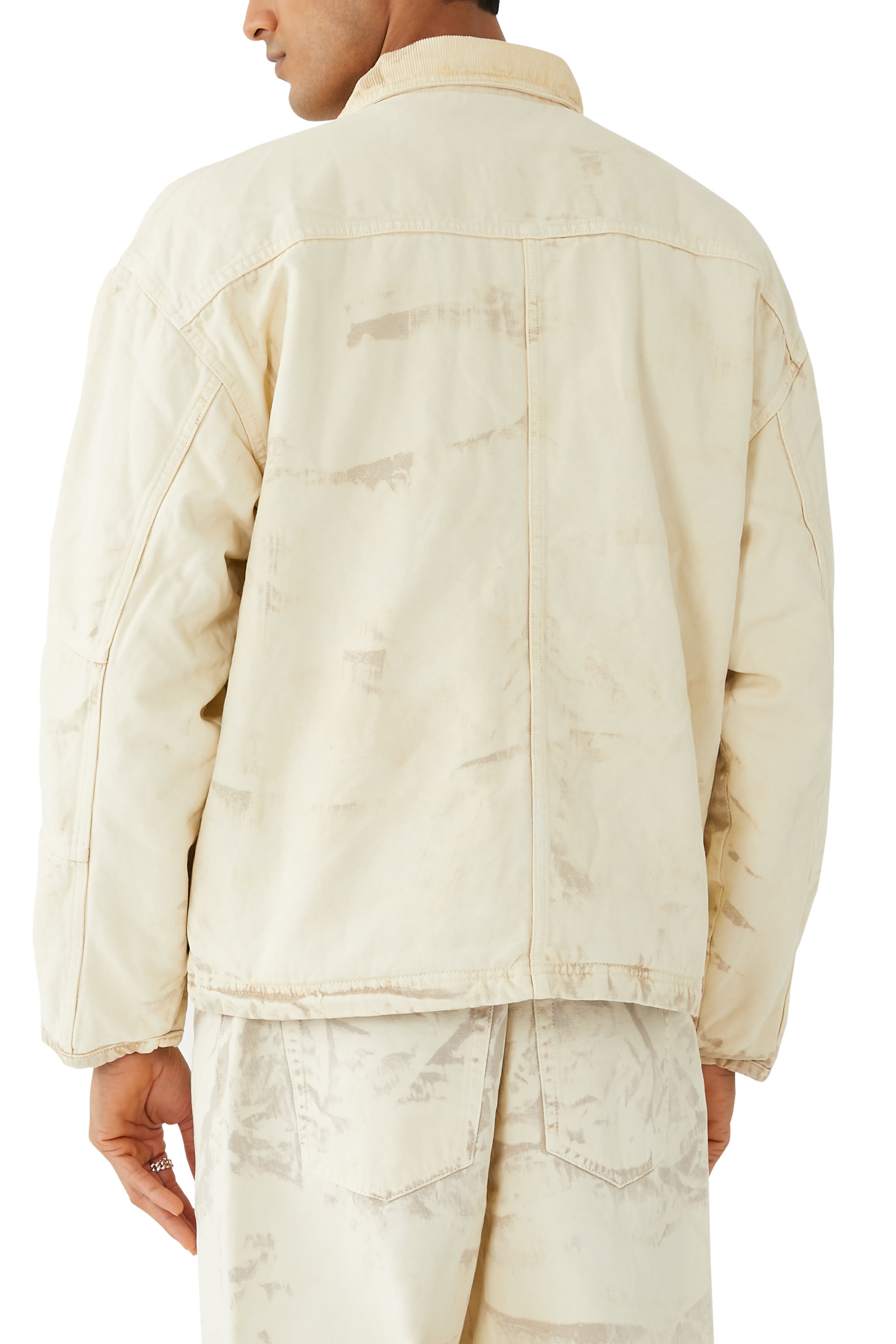 Distressed Canvas Shop Jacket
