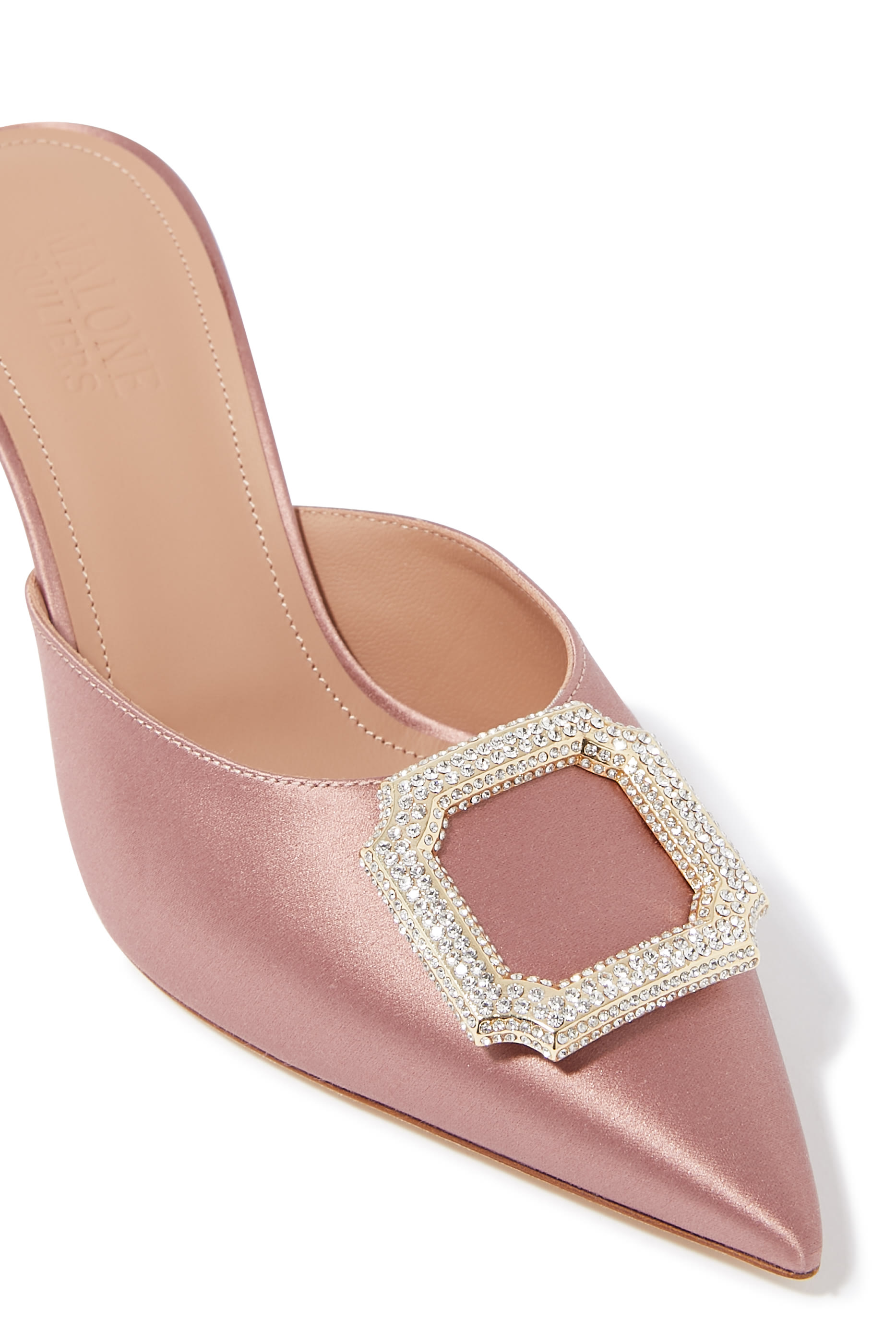 Mona 70 Satin Mules