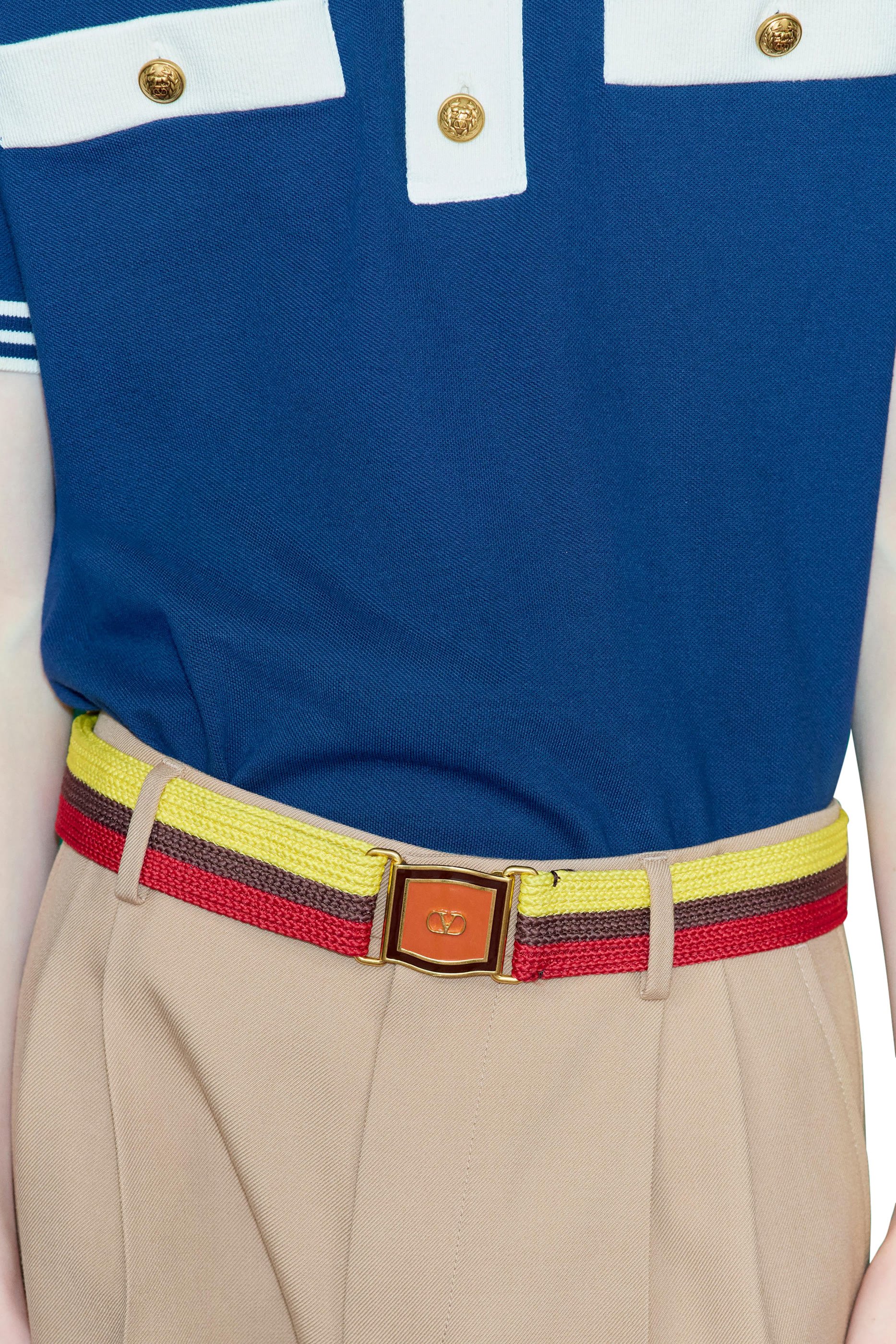 VLogo Signature Ribbon Belt