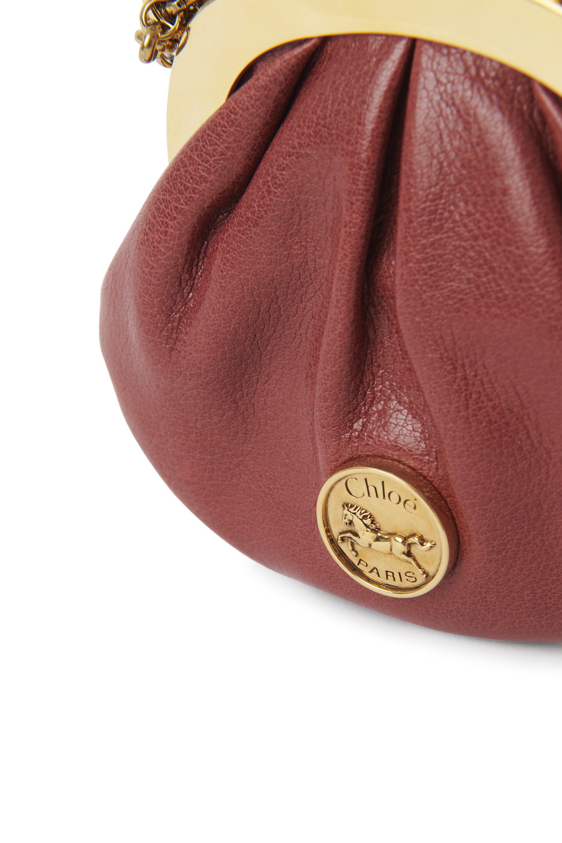 Micro Horse Medal Coin Purse Necklace