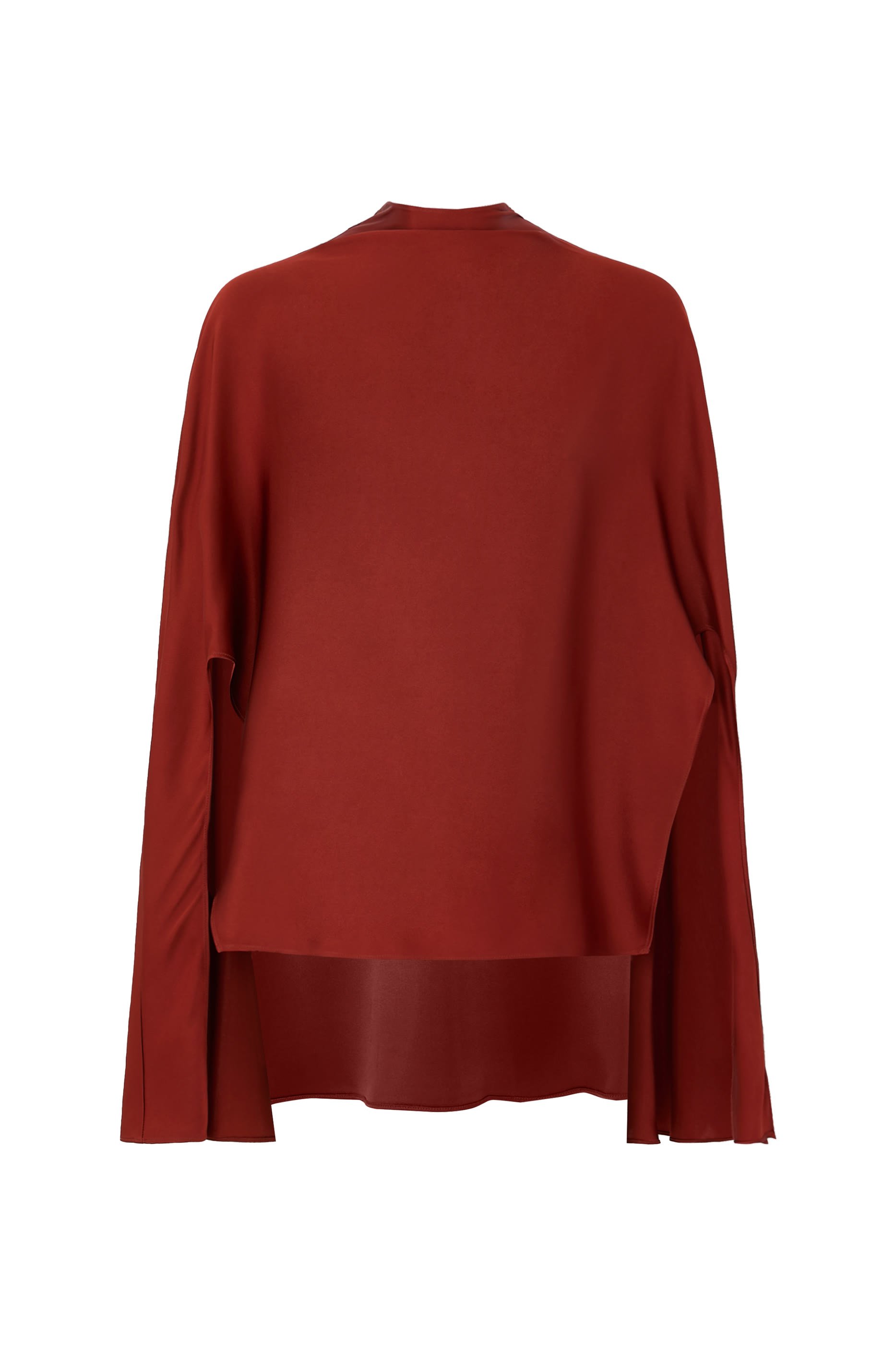 Satin Scarf Cape Top 