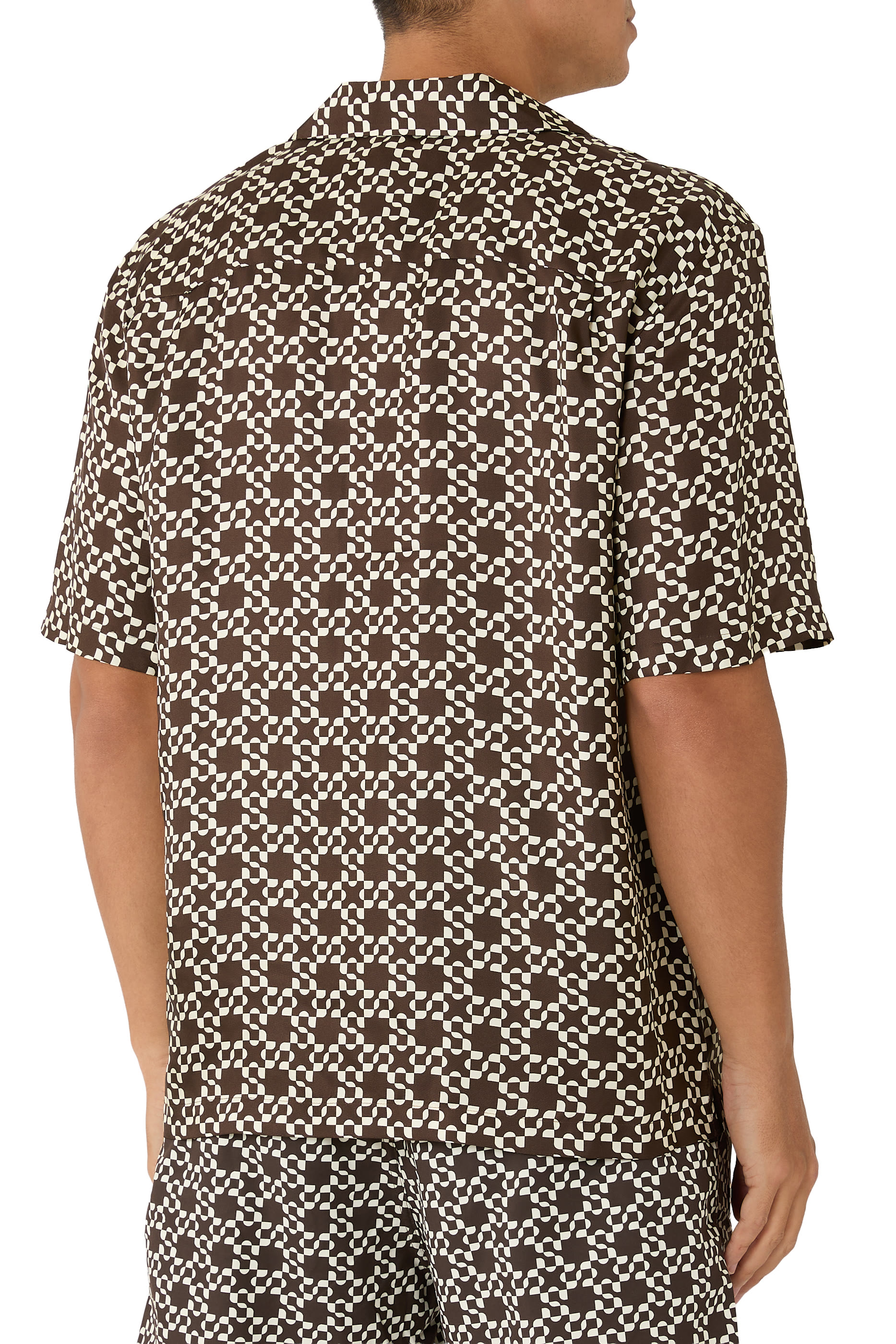 Casper Printed Silk Shirt 