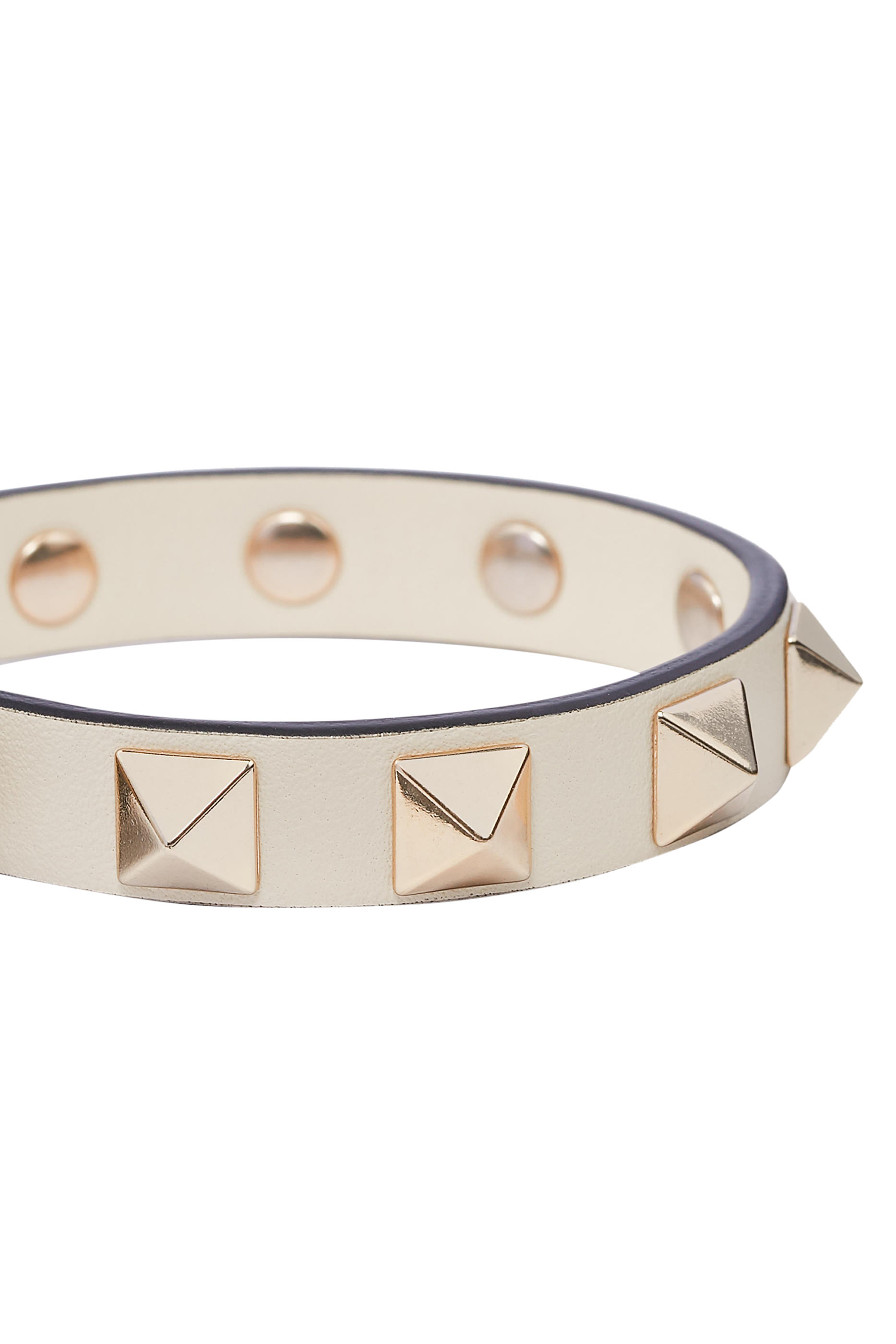 Rockstud Small Leather Bracelet