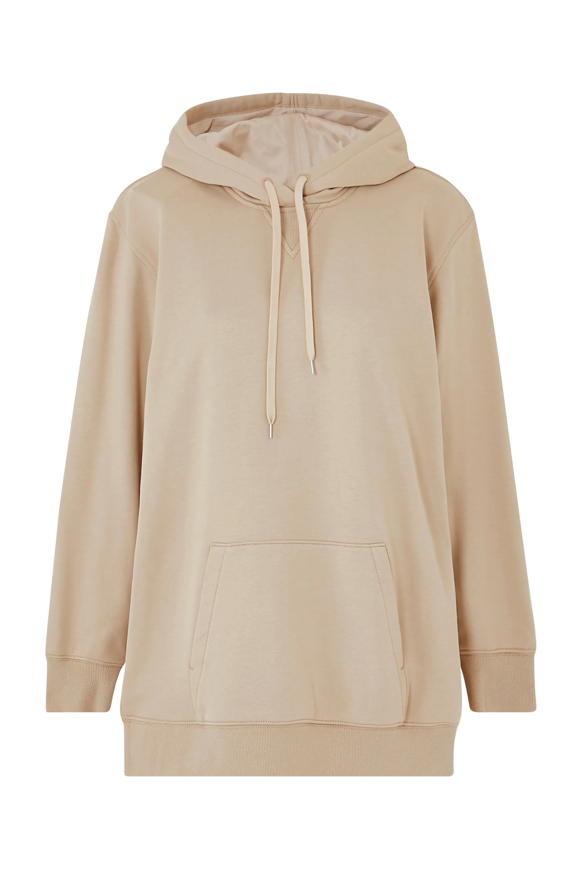 Hoodie Combo Dress with Satin Skirt