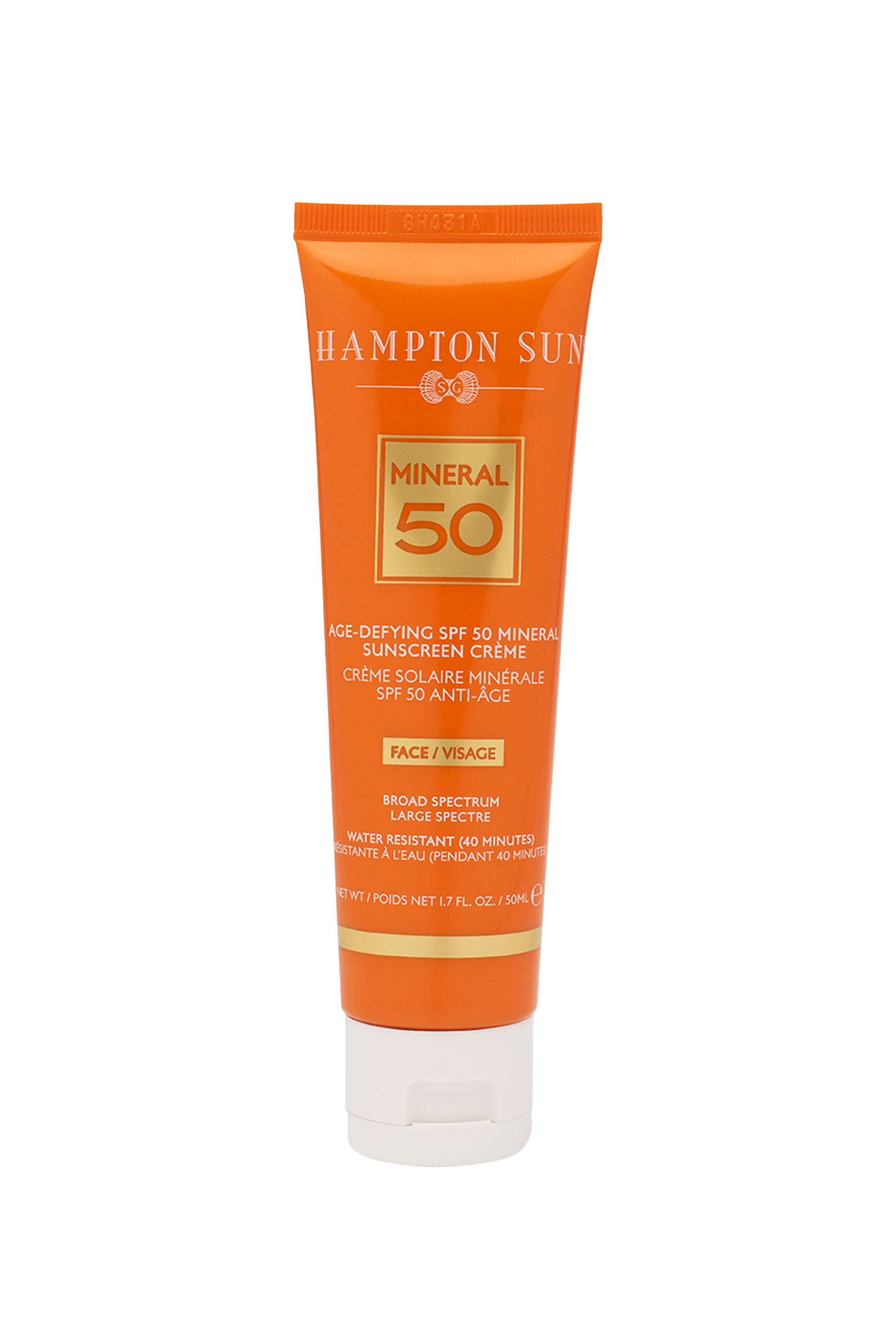 Age-Defying SPF 50 Mineral Cr&egrave;me for Face