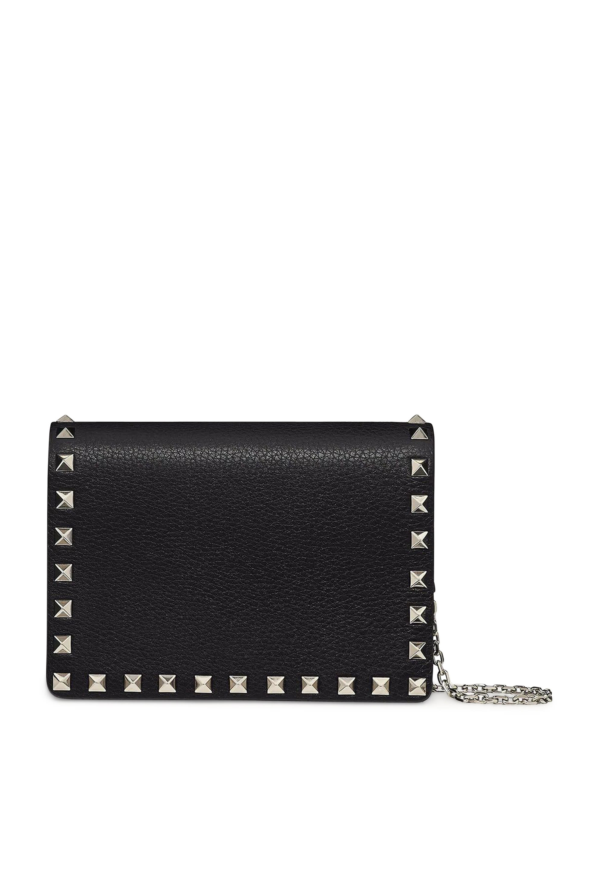  Rockstud Leather Pouch