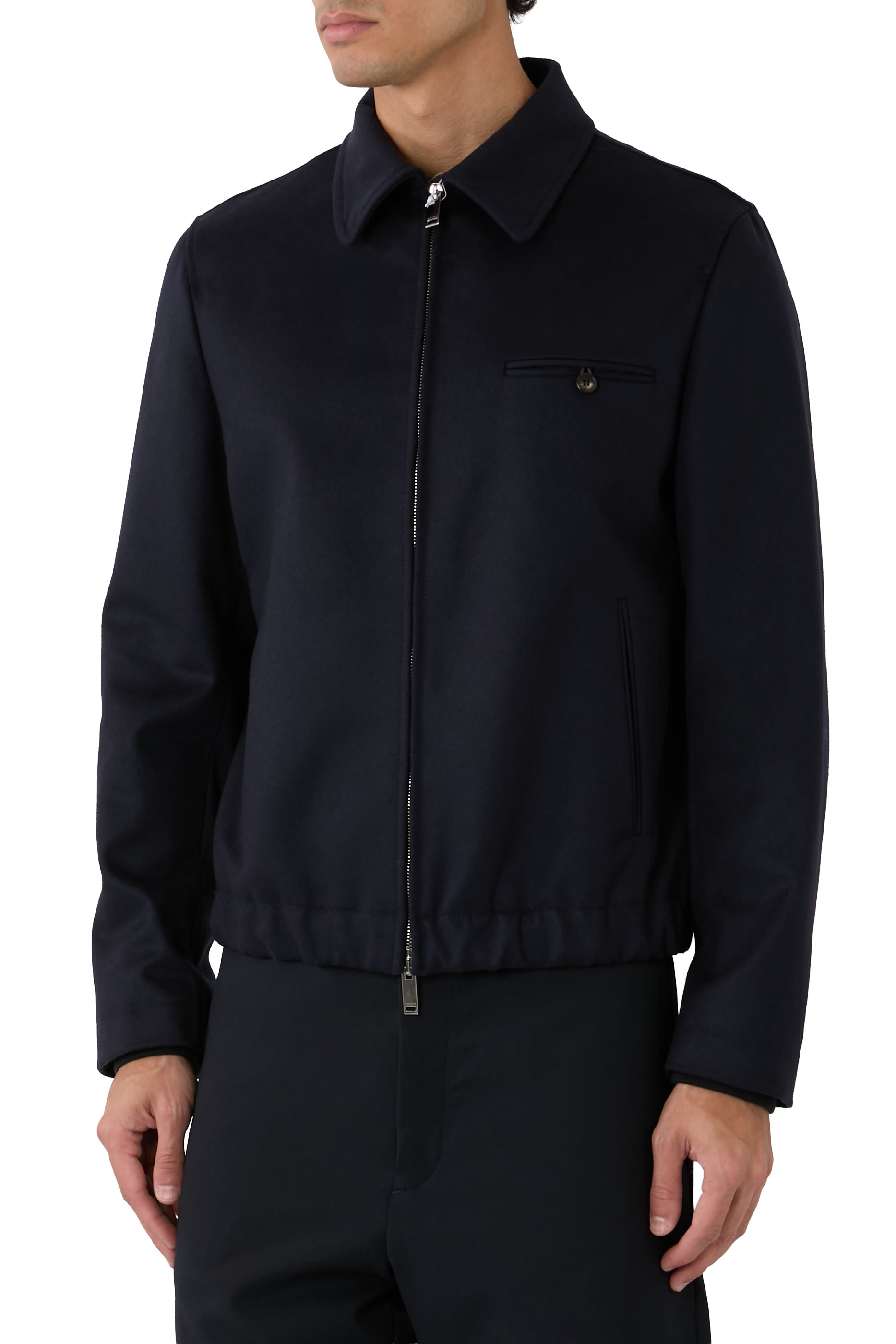 Wool and Cashmere Primo Bomber Jacket 