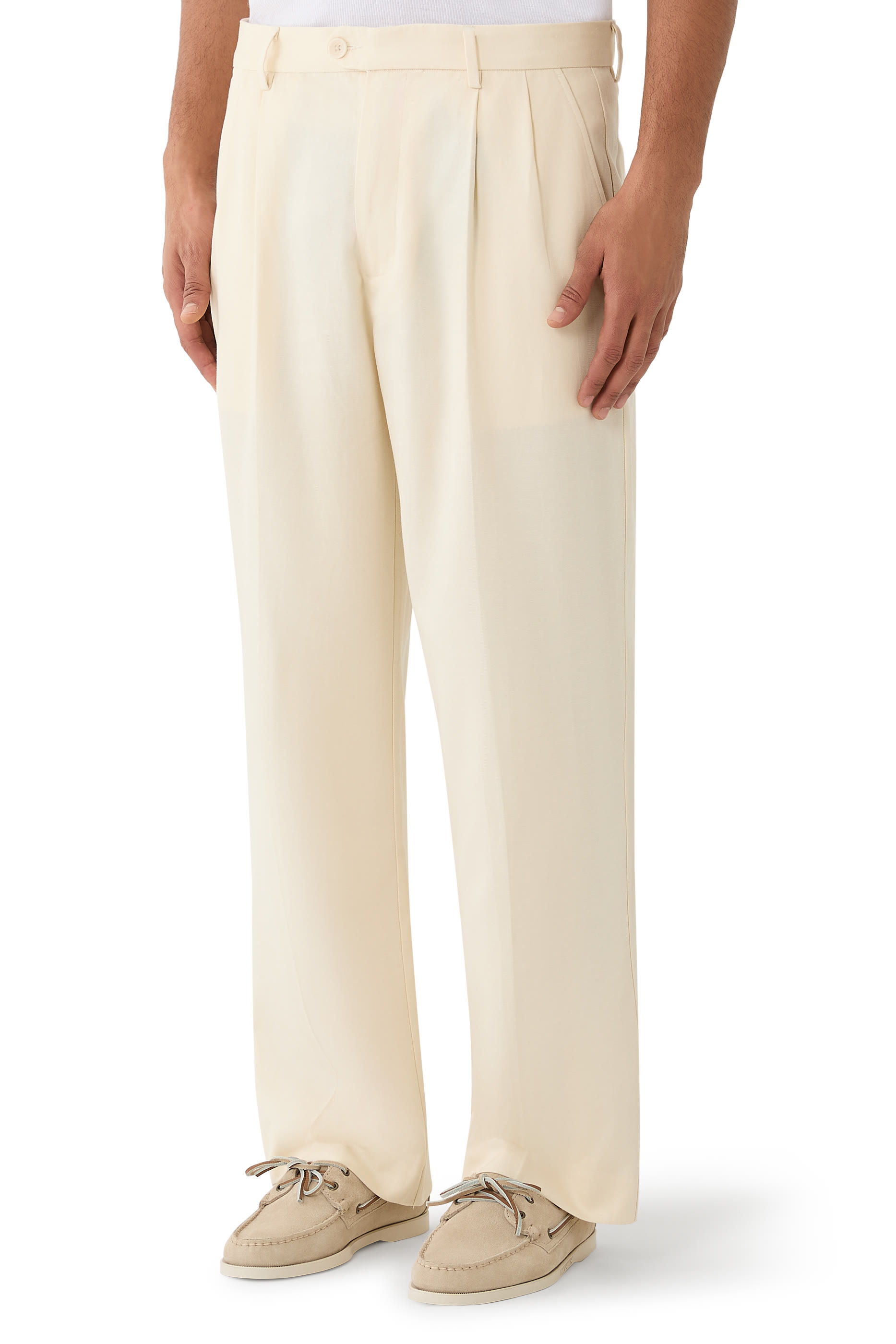 Pleated Tailored Trousers 
