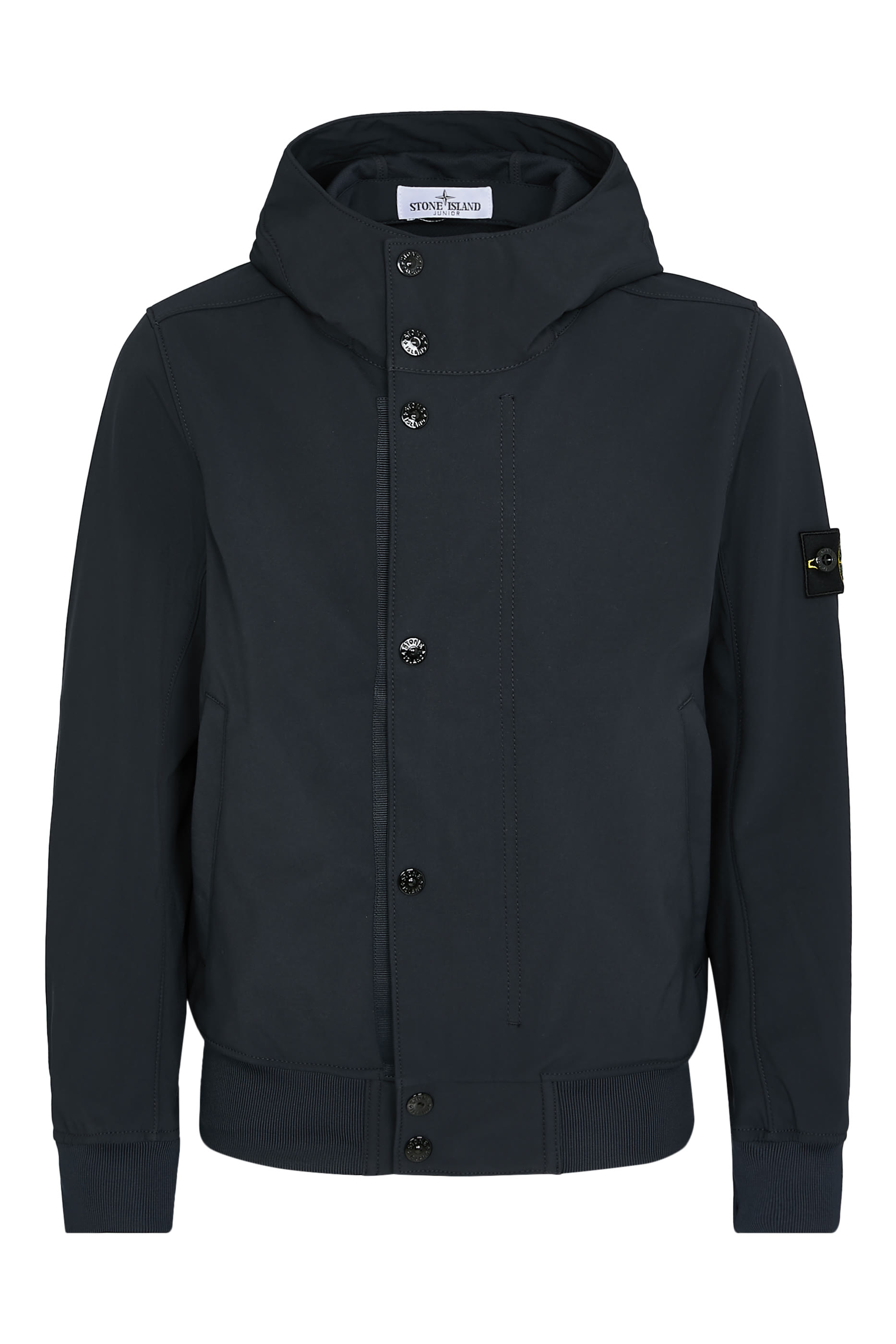 Kids Logo Patch Hooded Jacket