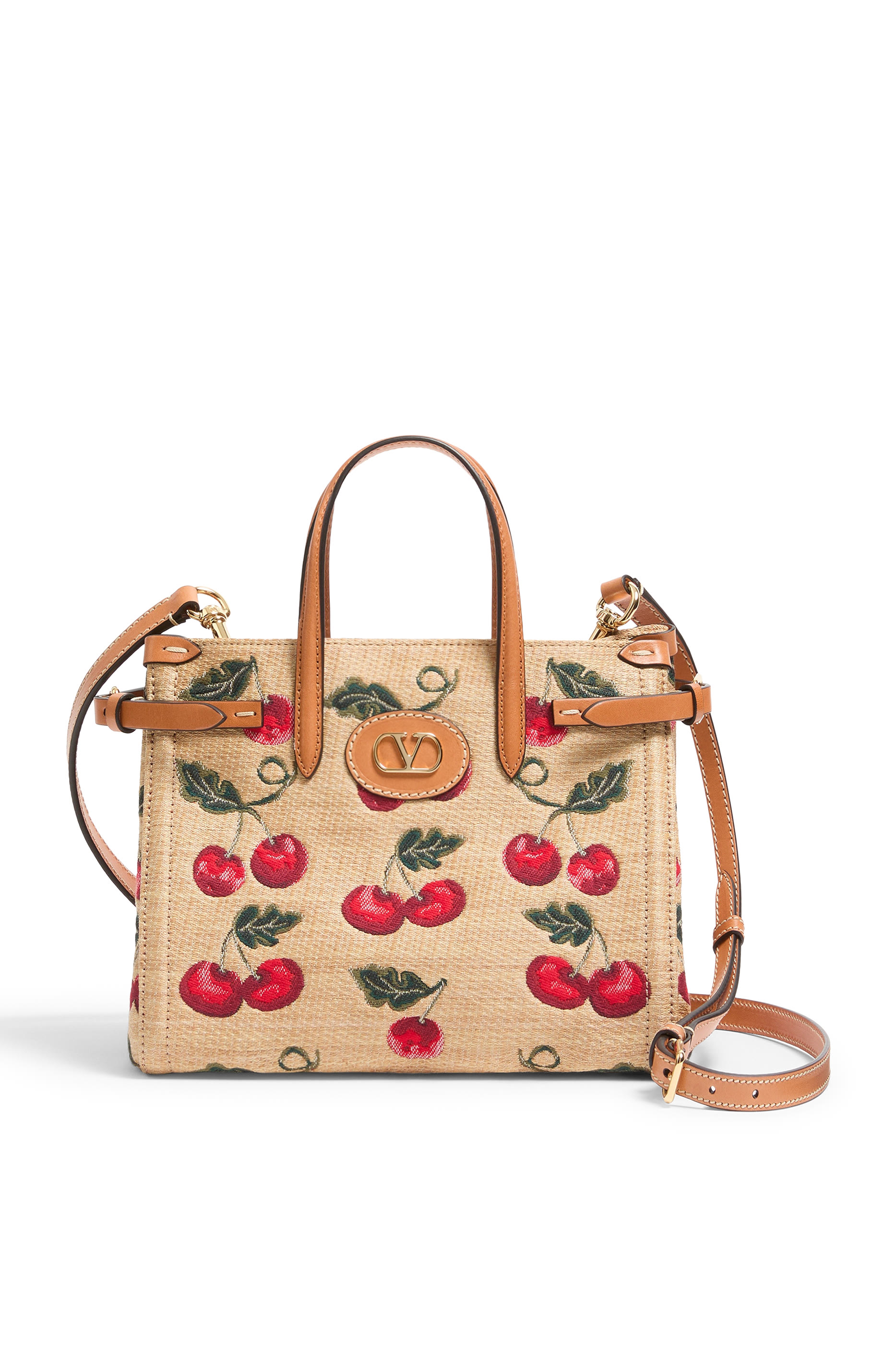 Antibes Cherryfic Pattern Small Shopping Bag