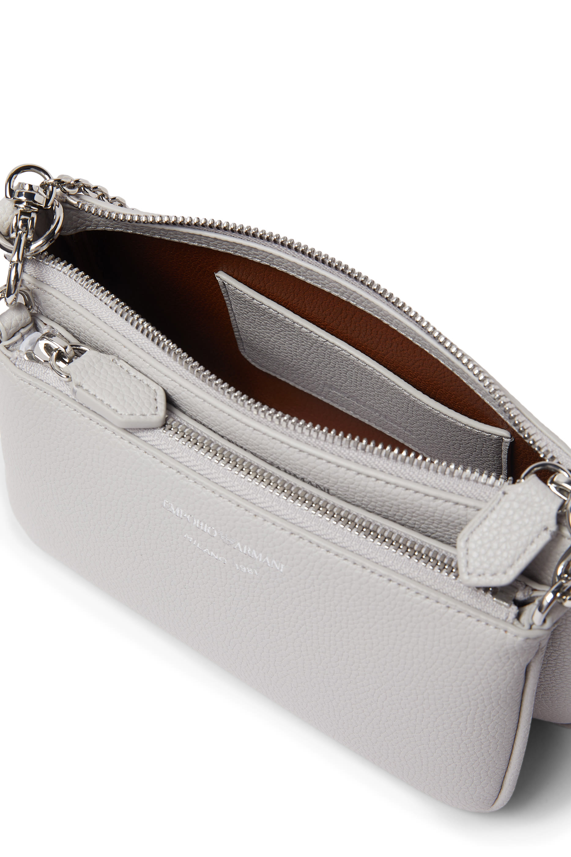 EA Text Logo Crossbody Bag