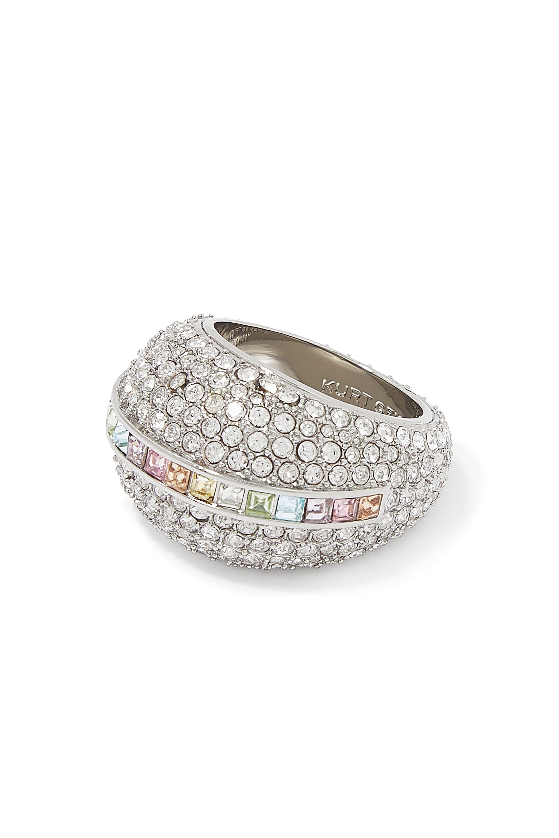 Pave Rainbow Ring
