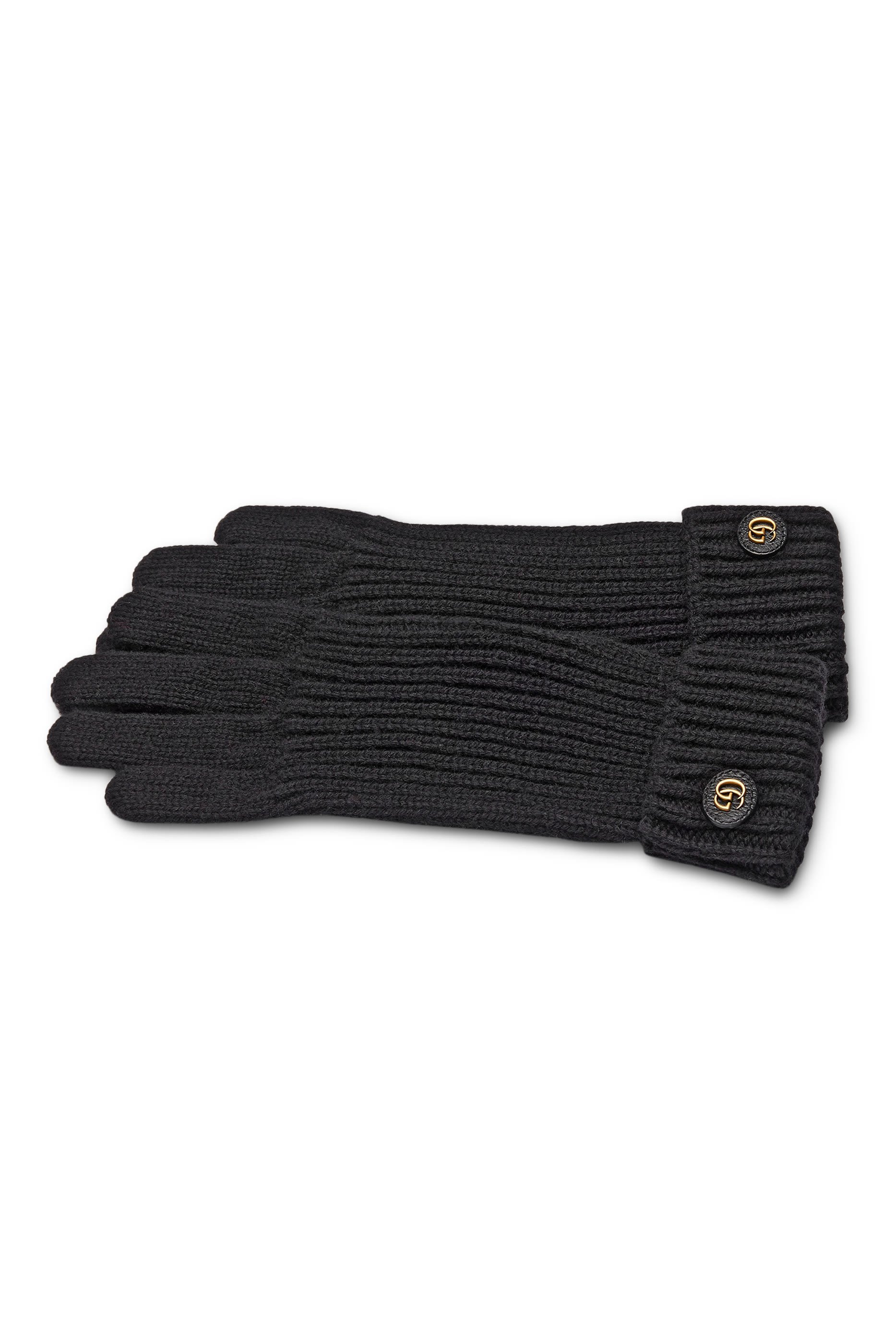 Double G Wool Cashmere Gloves