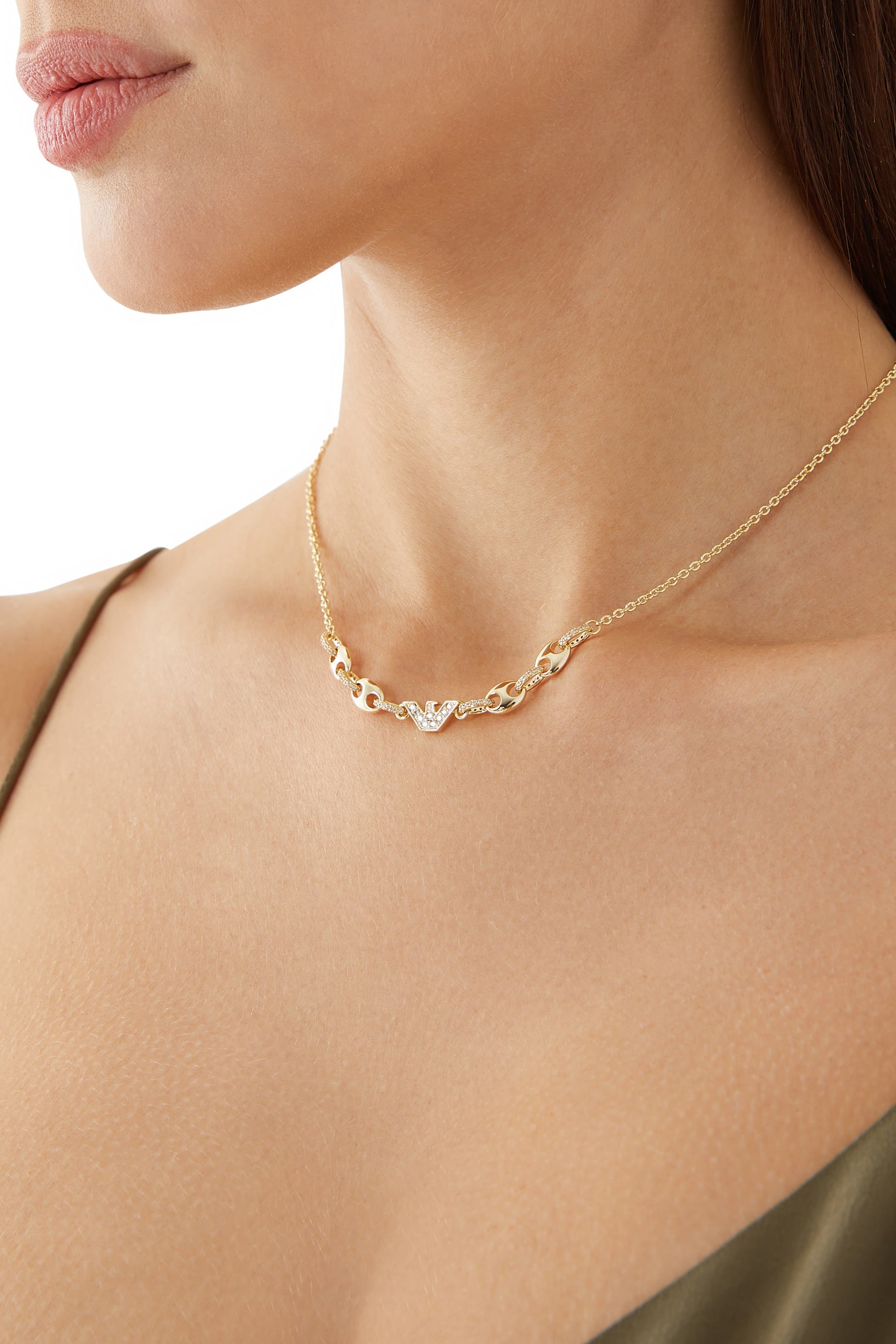 Sentimental Logo Pendant Necklace