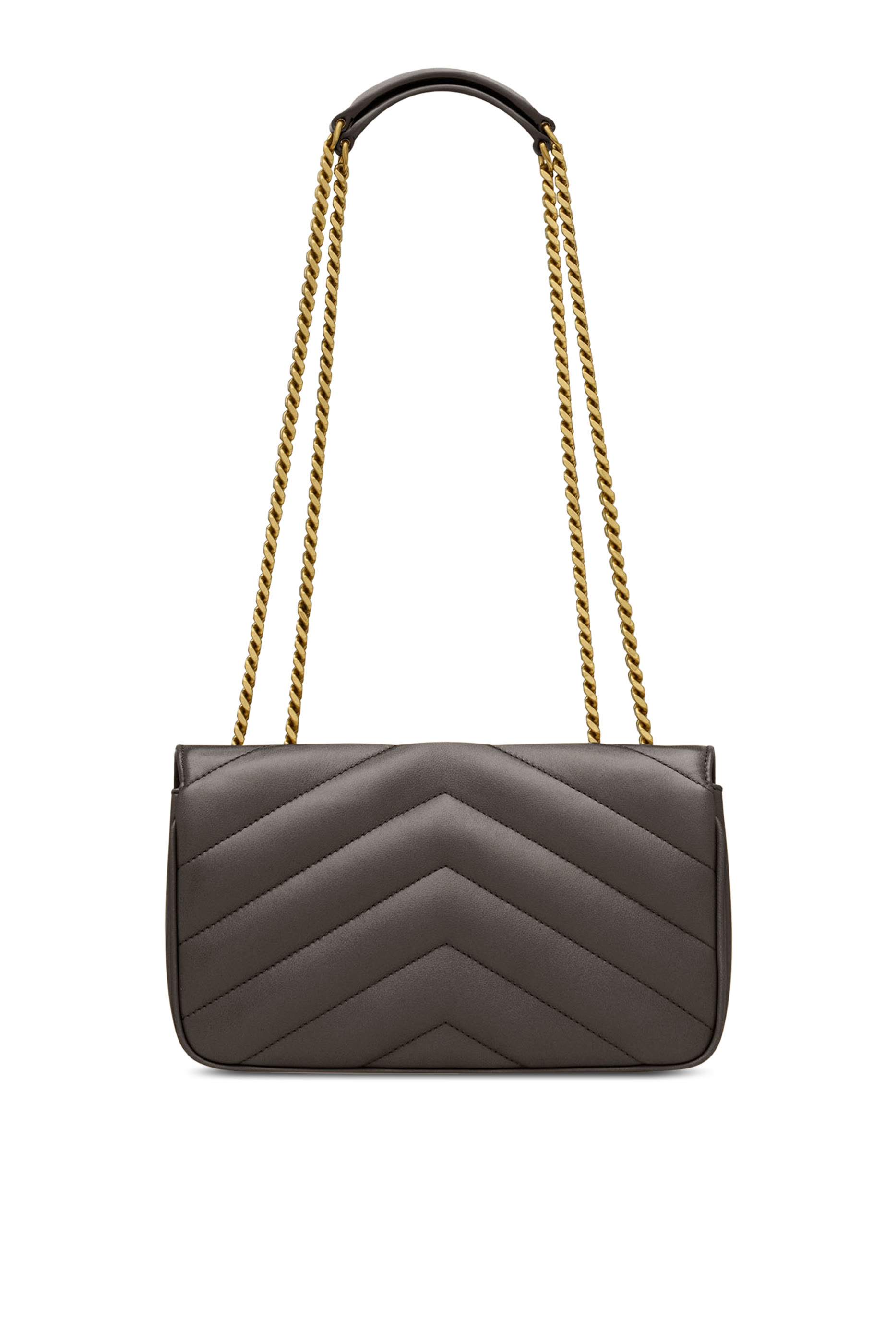  Loulou Small Chain Bag In Matelass&eacute; Lambskin