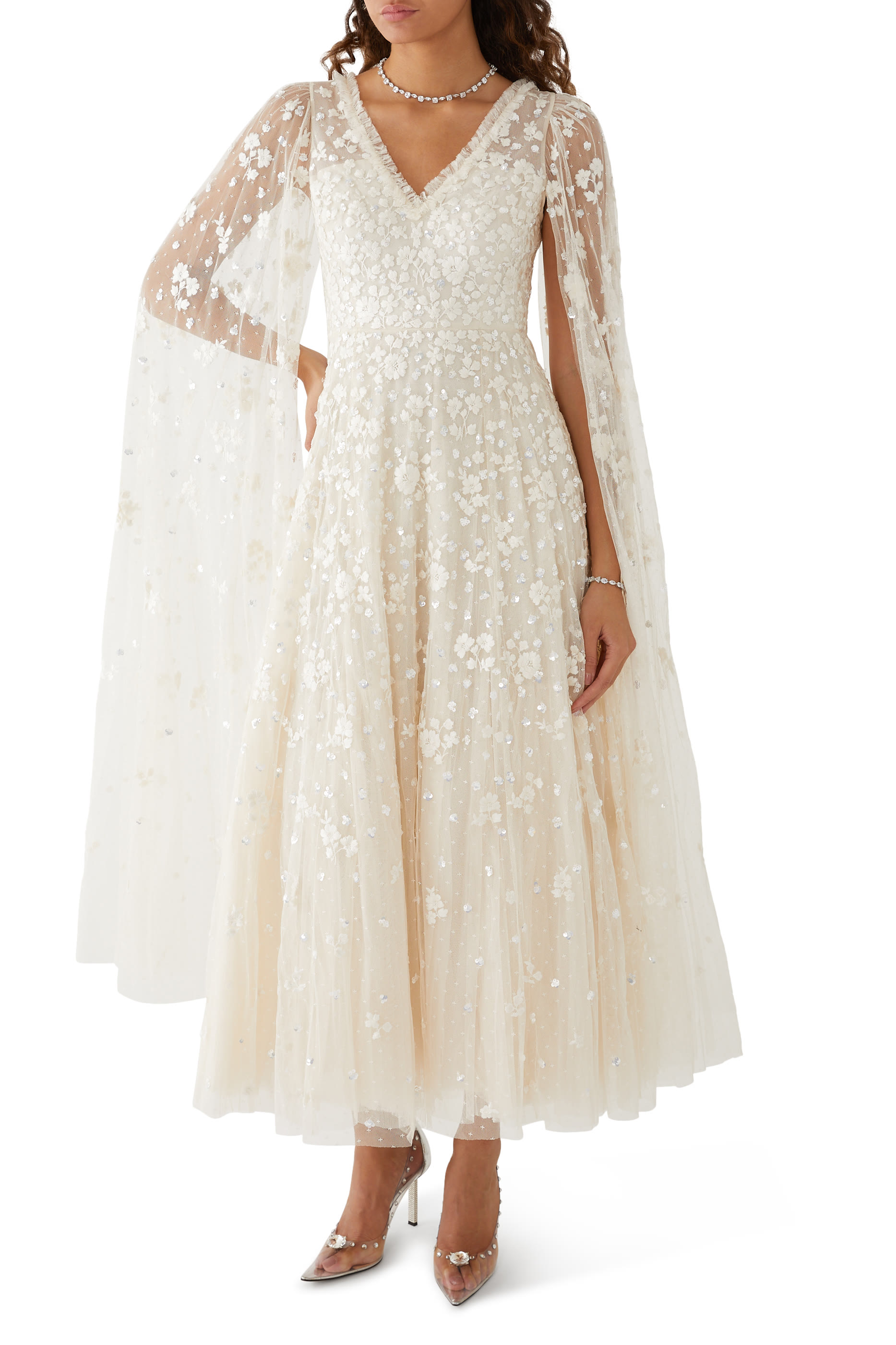 Dahlia Ditsy Ankle Gown