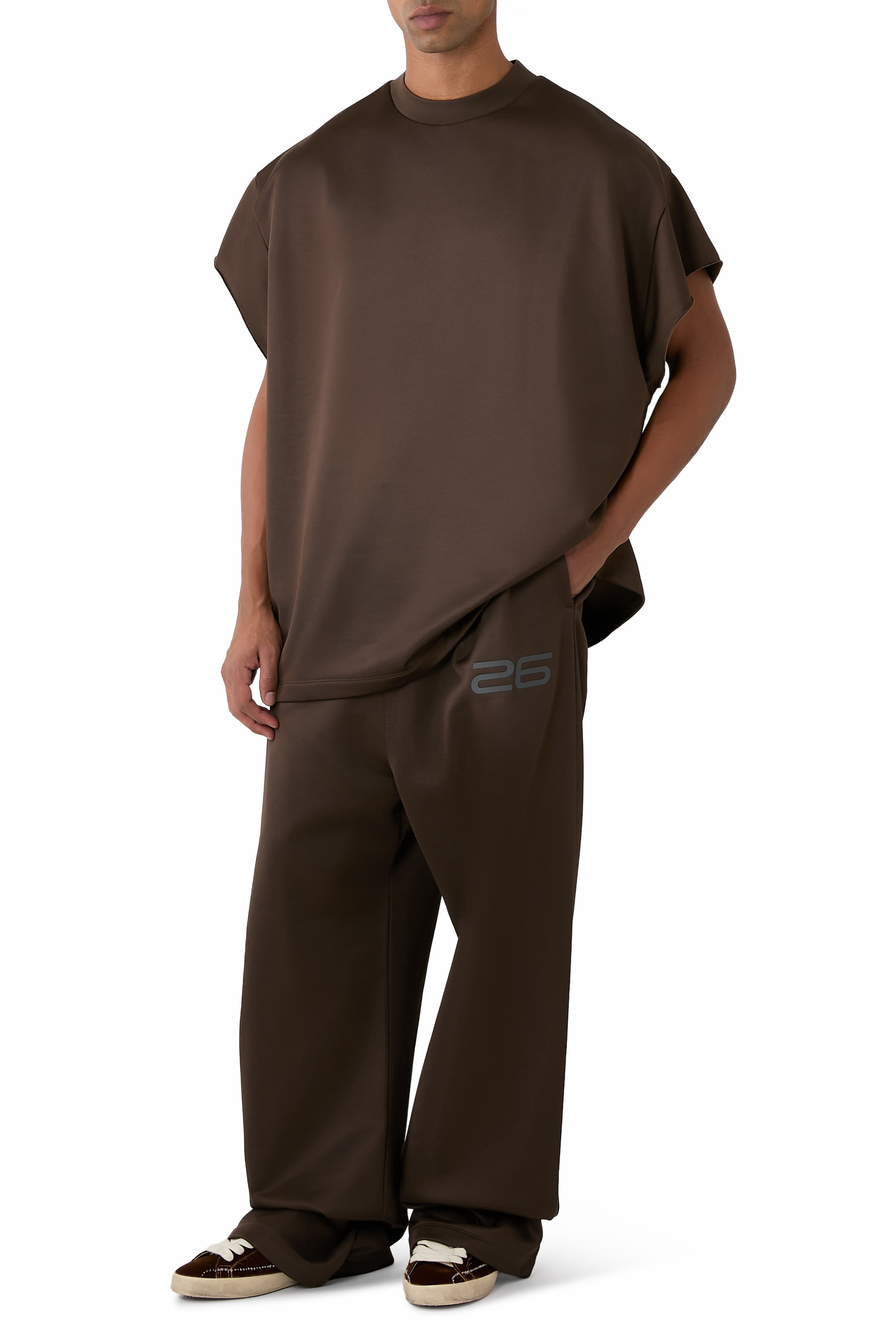 Satin Fleece Lounge Sweatpants