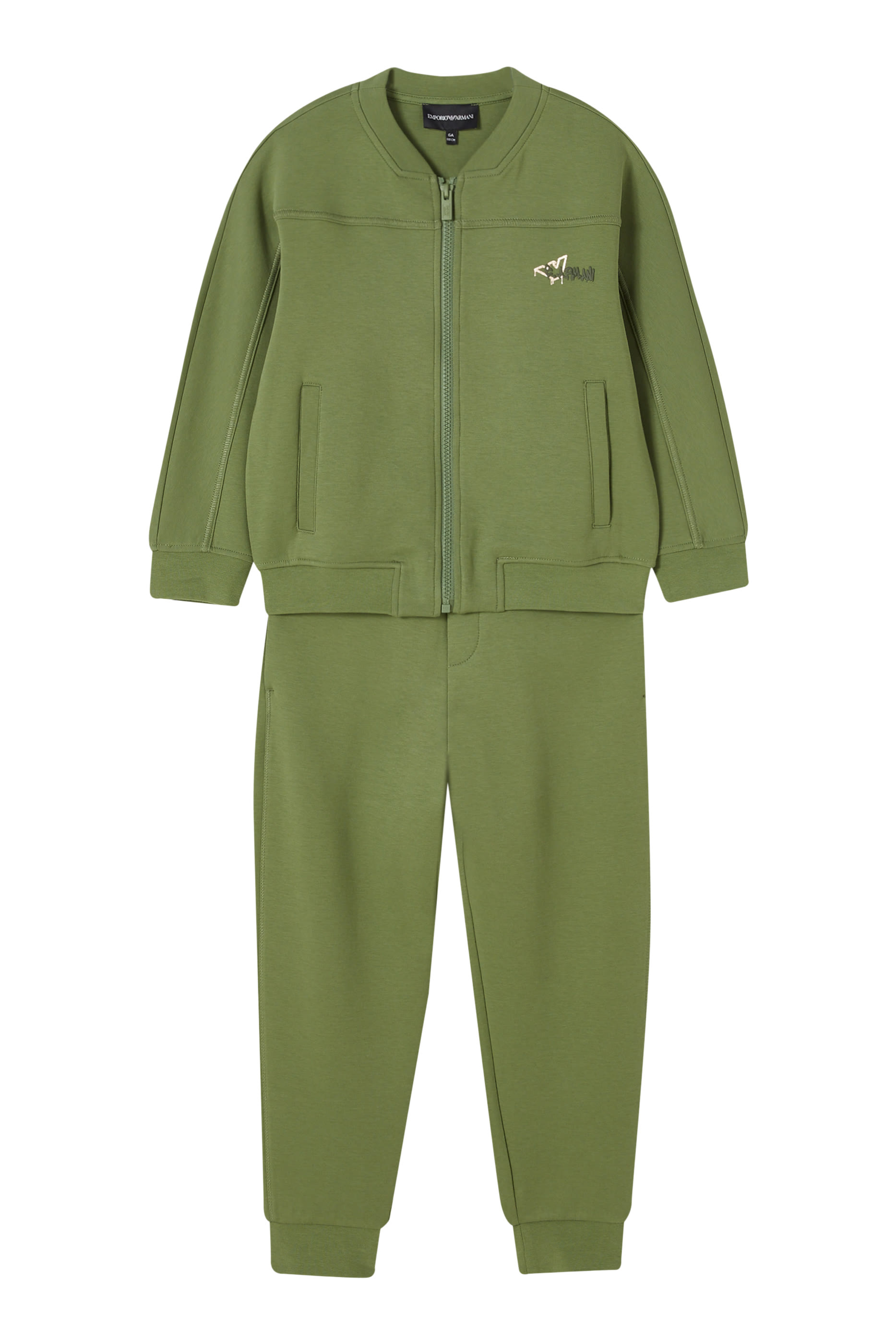 Kids Logo Zip-Up Tracksuit Set