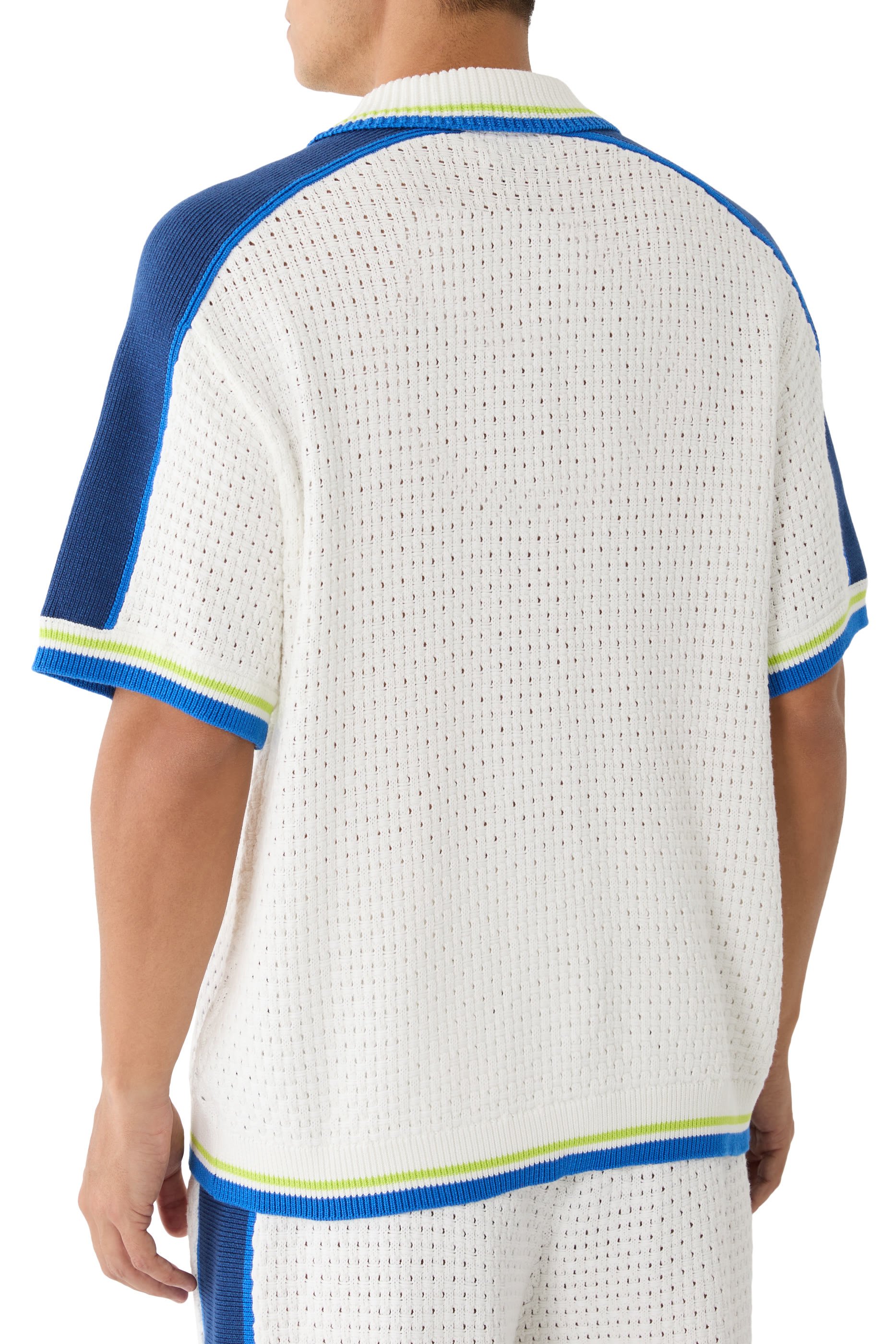 Short Sleeve Crochet Shirt 