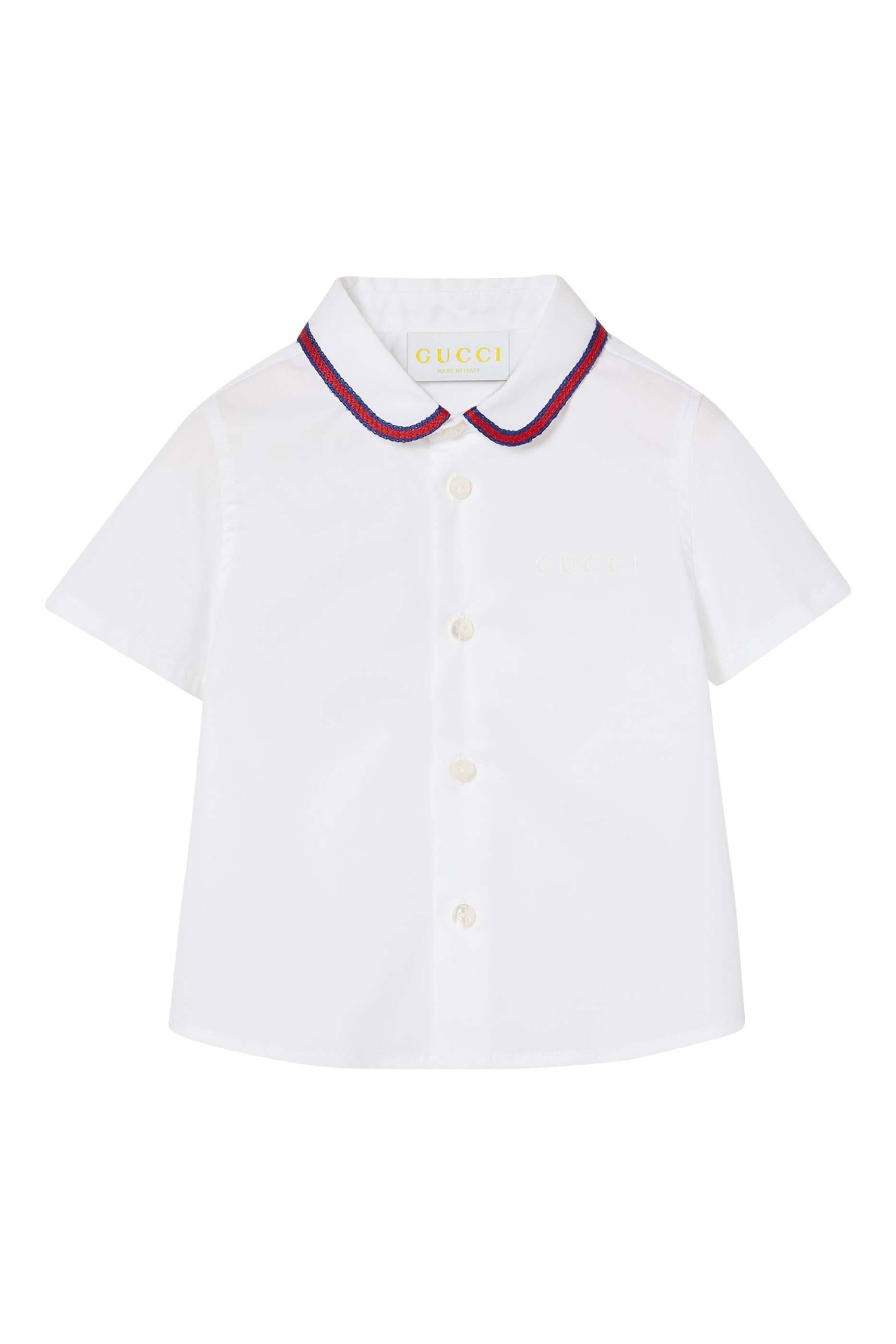 Kids Embroidered Cotton Shirt