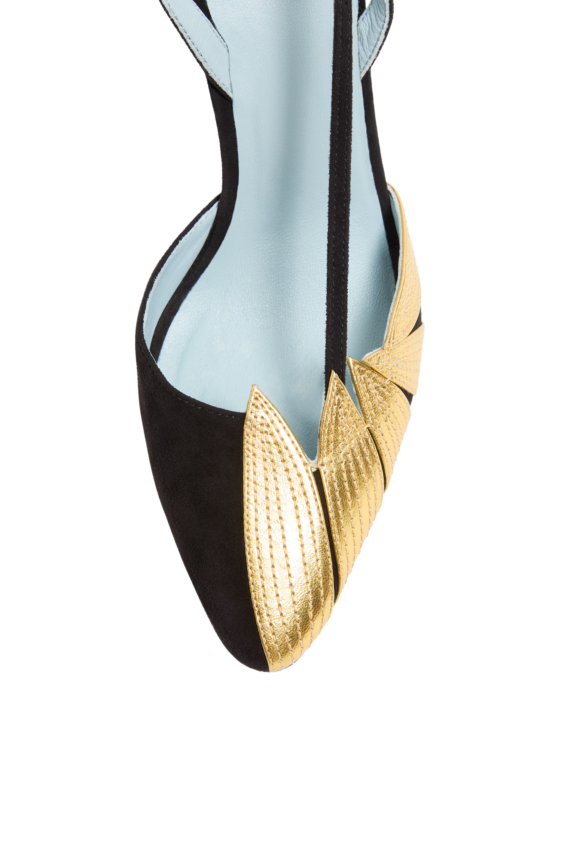 Foliefoliage Suede 90 Slingback Pumps