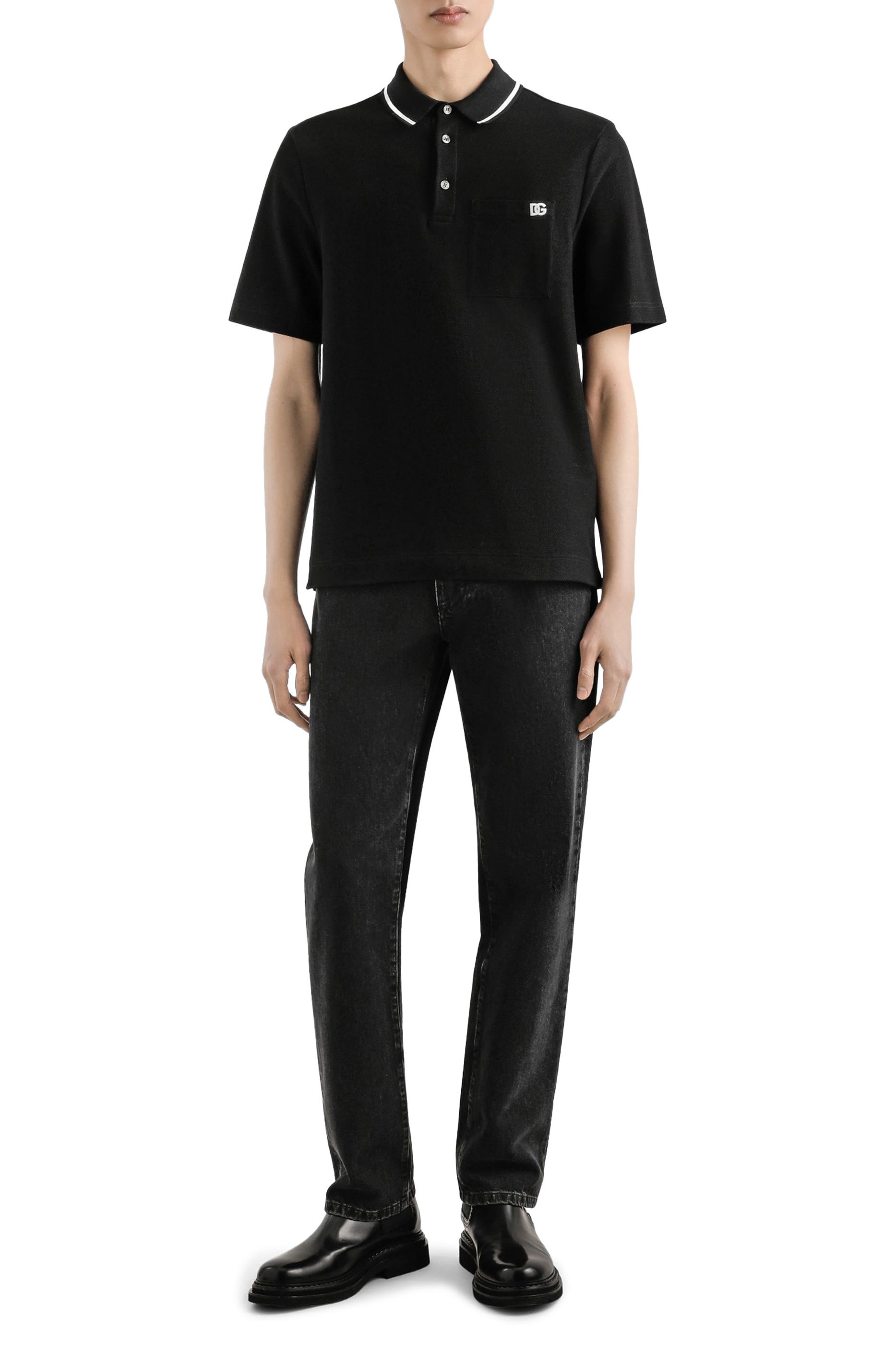 Cotton Pique Polo Shirt