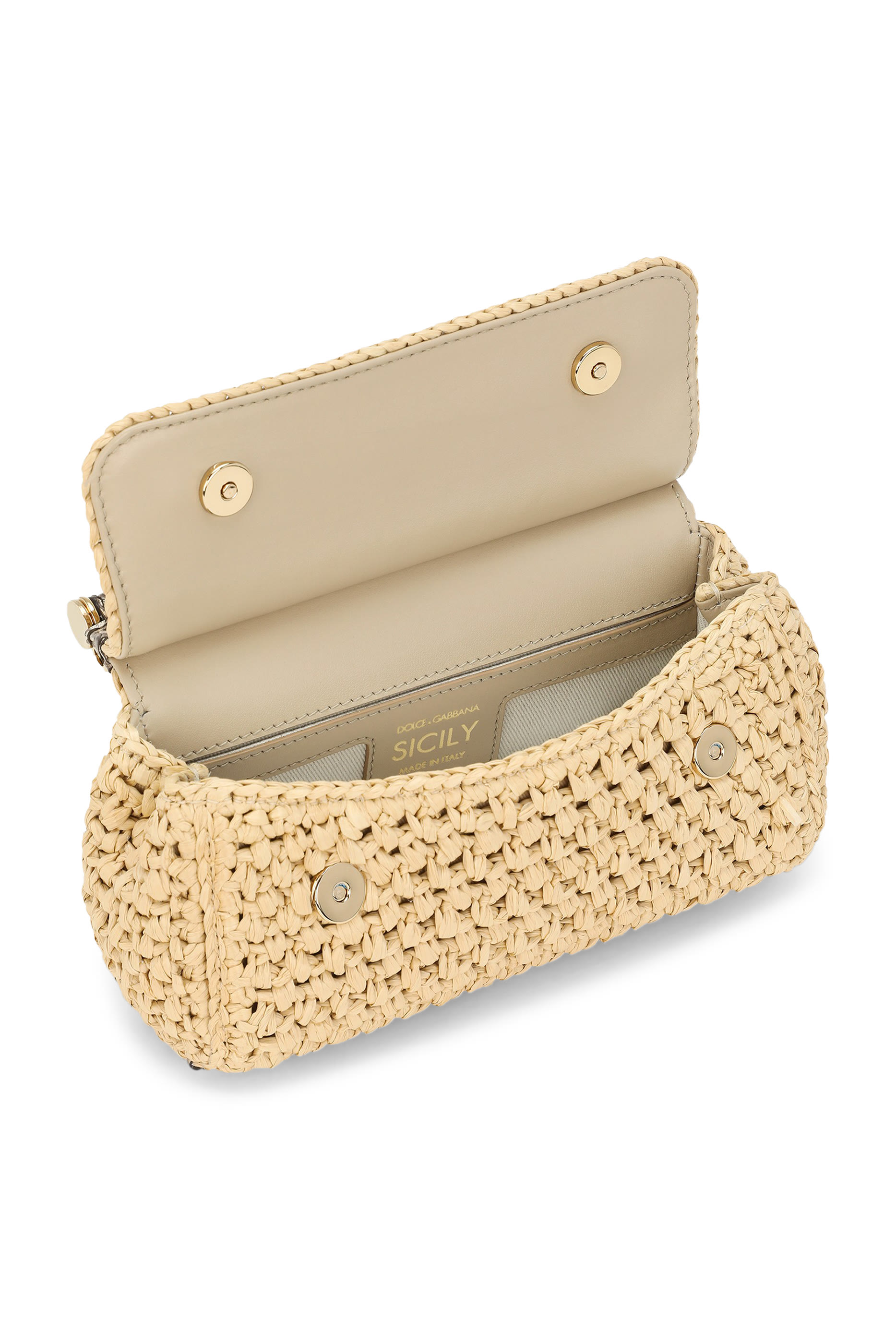 Small Sicily Raffia Crochet Bag