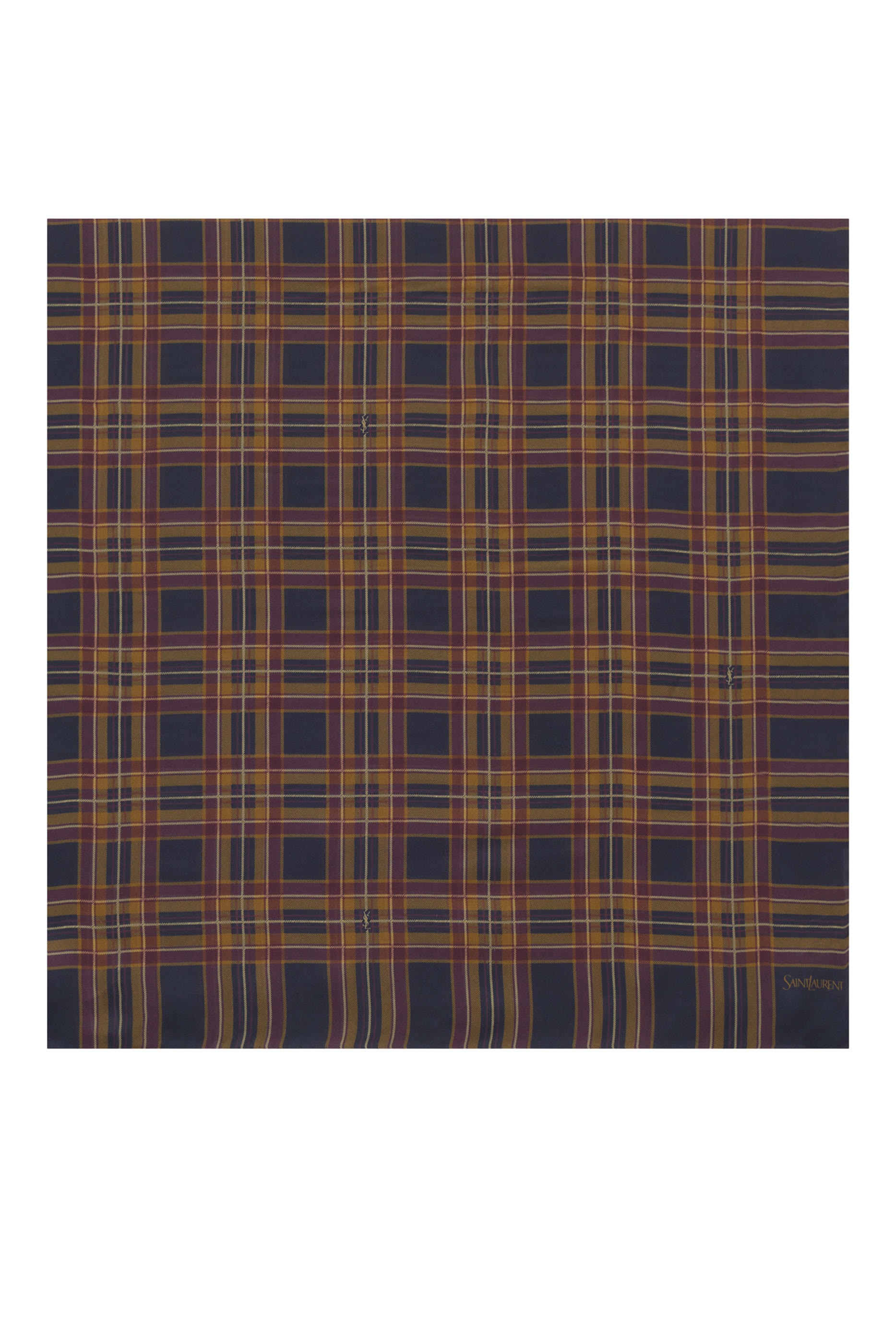 Grand Carre Check Scarf
