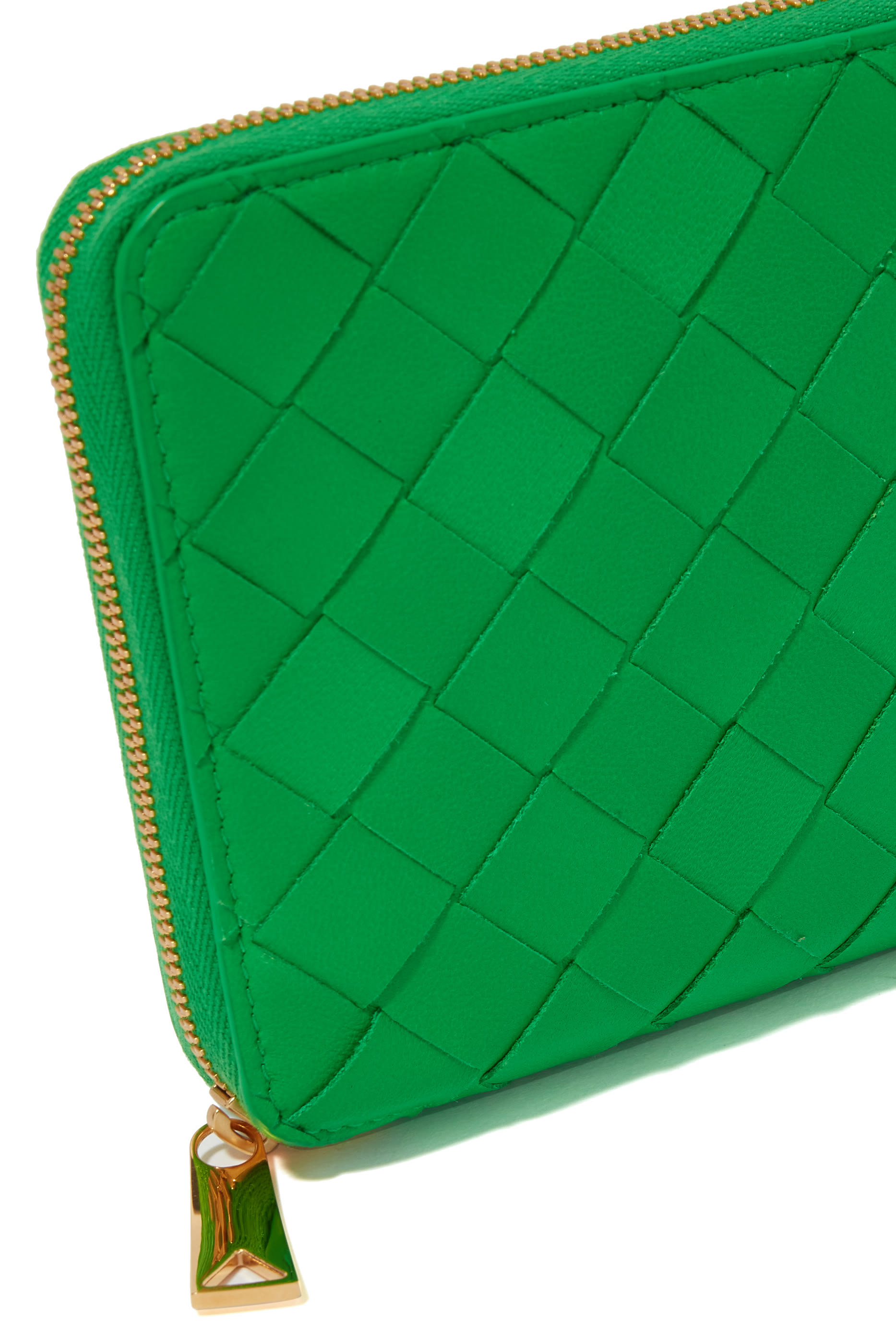 Zip Around Intrecciato Wallet