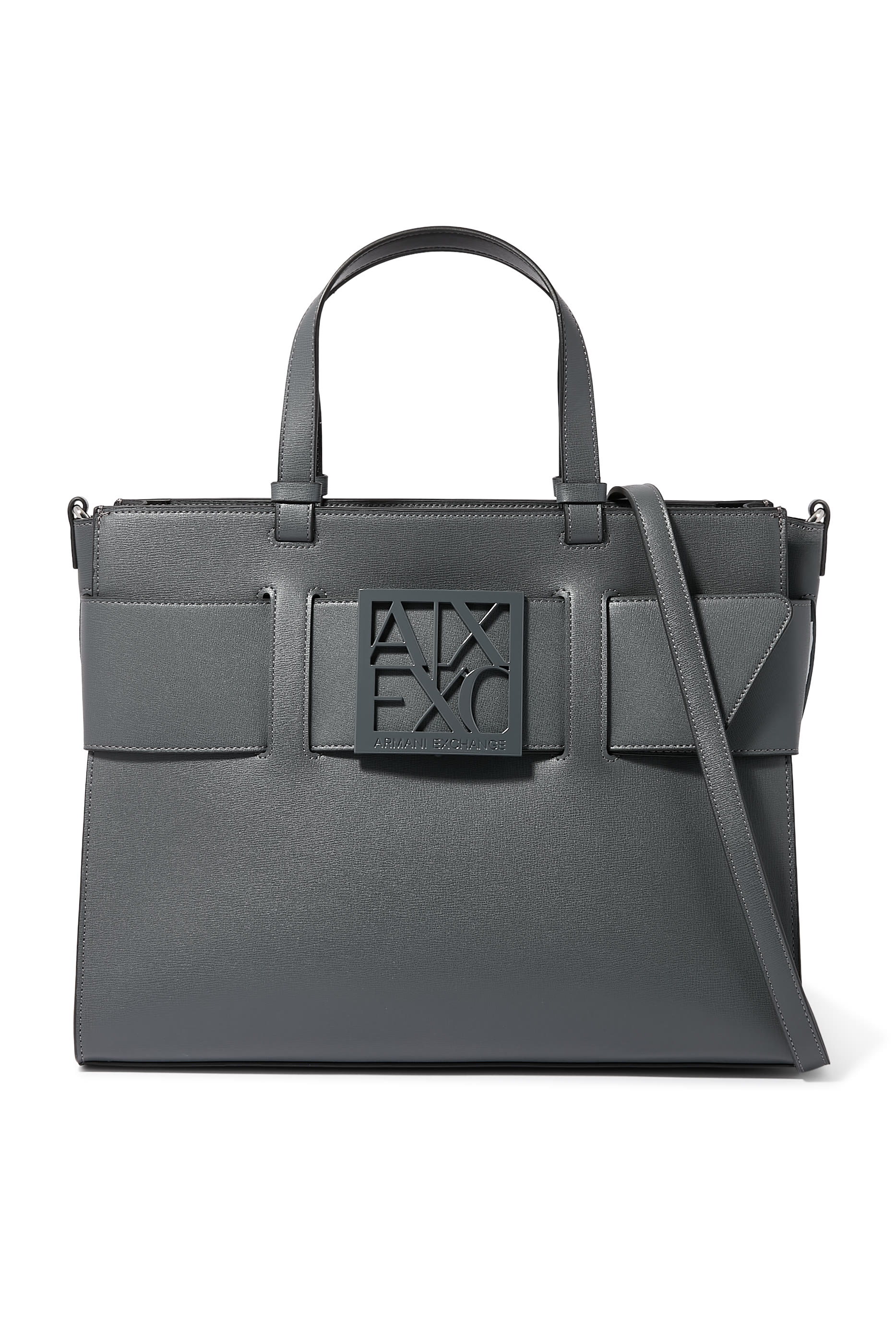 AX Plaque Big Tote Bag
