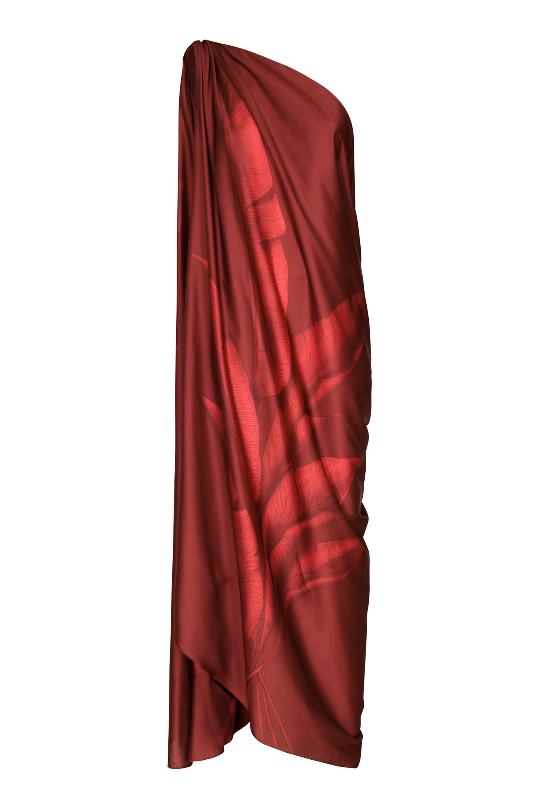 Sus Miradas Asymmetric Maxi Dress