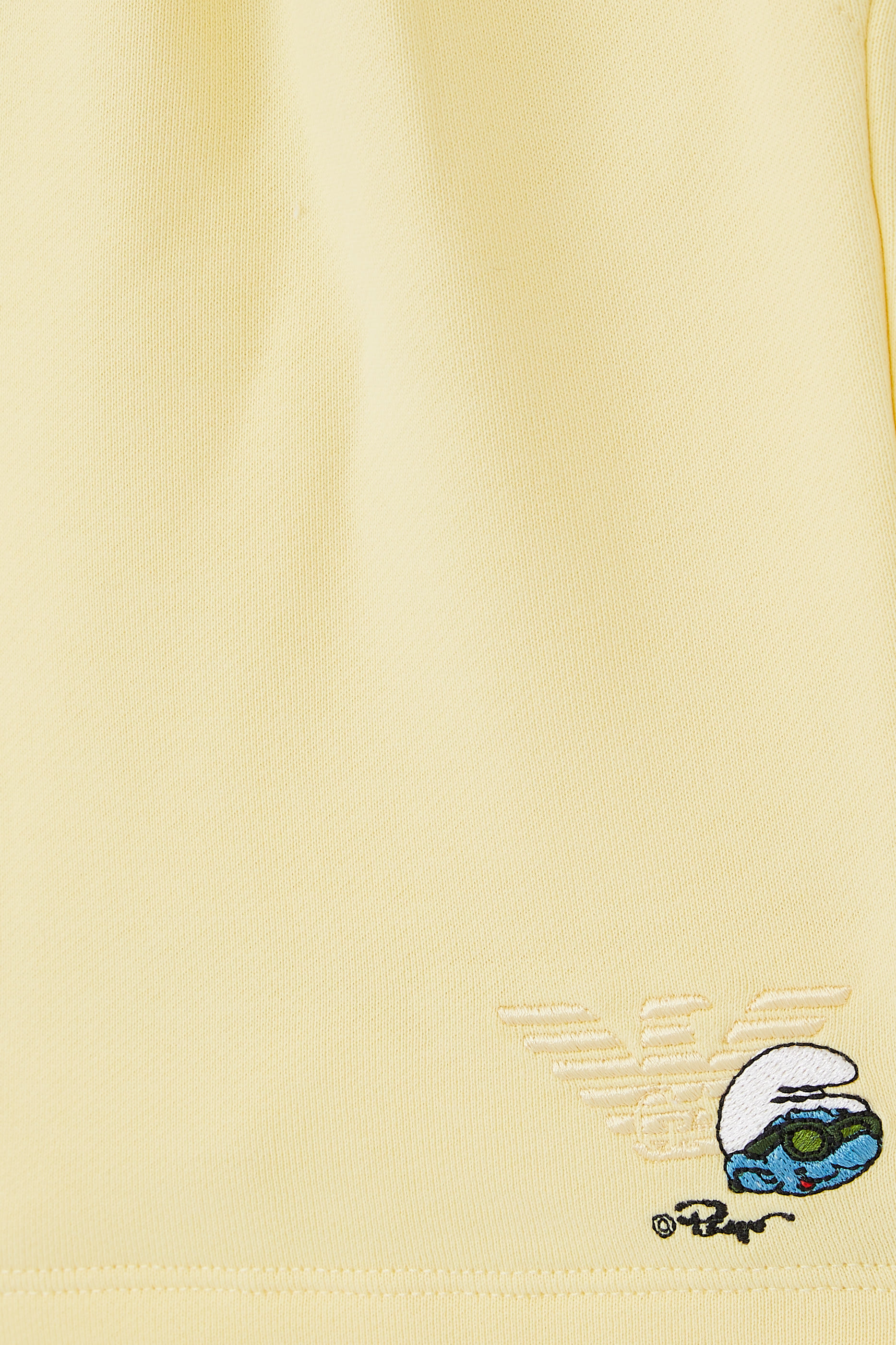 Kids Embroidered Smurf Shorts