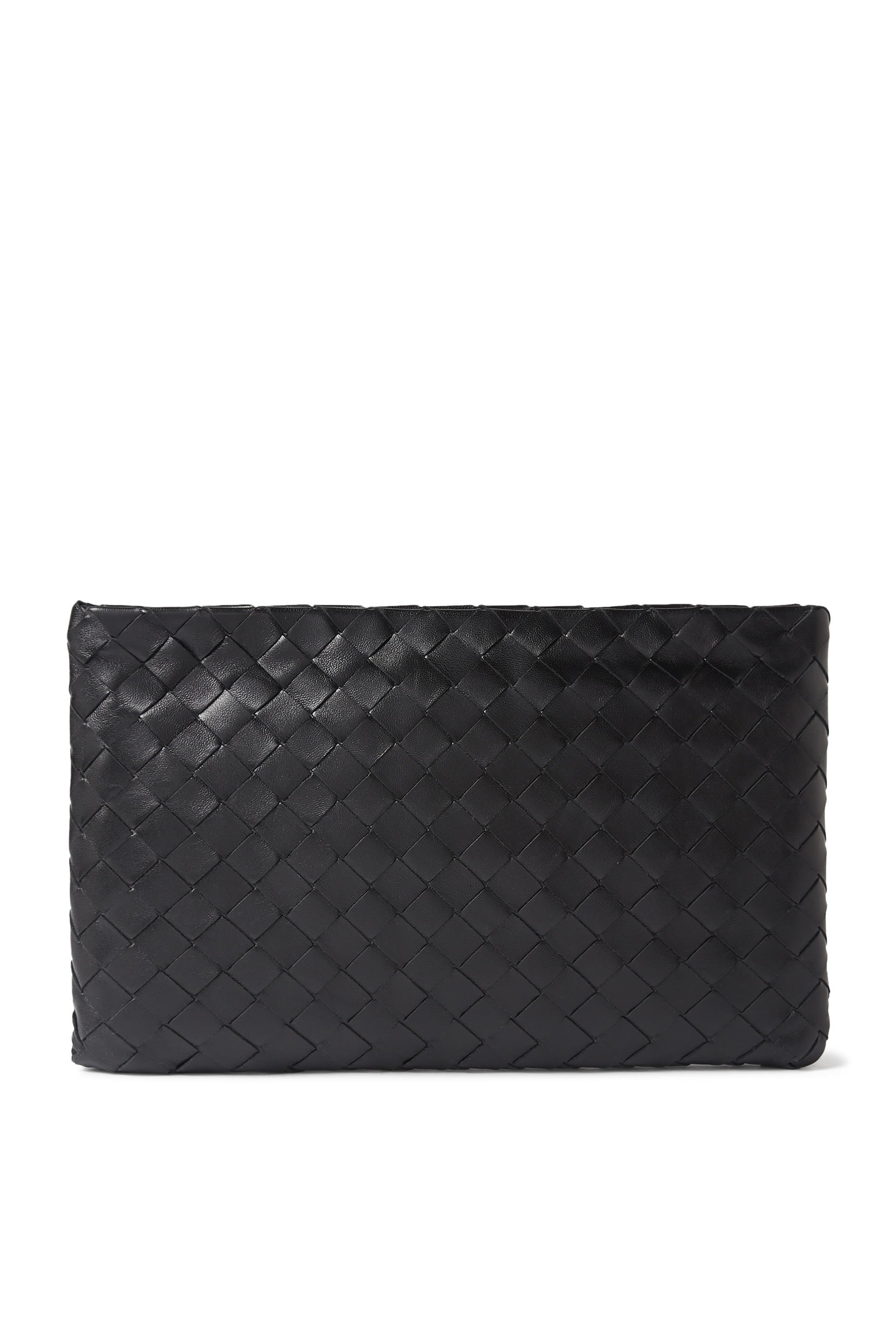Medium Intrecciato Leather Pouch