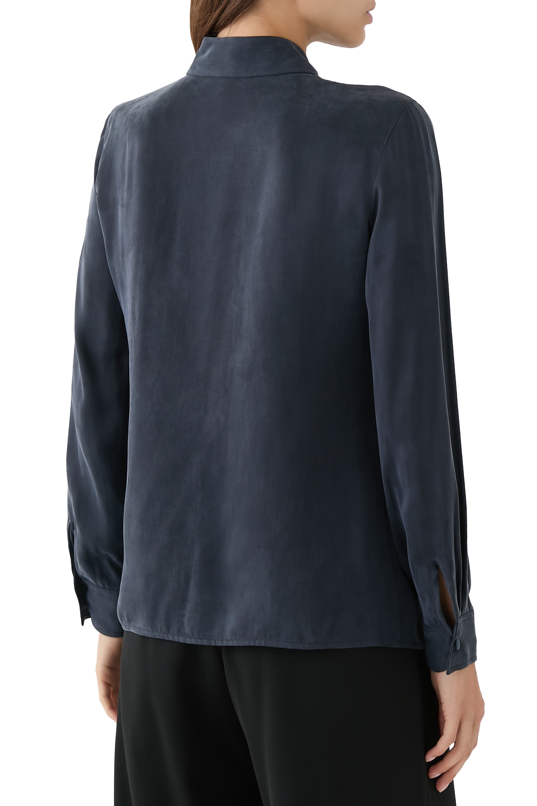 Underfly Buttons Long Sleeves Shirt