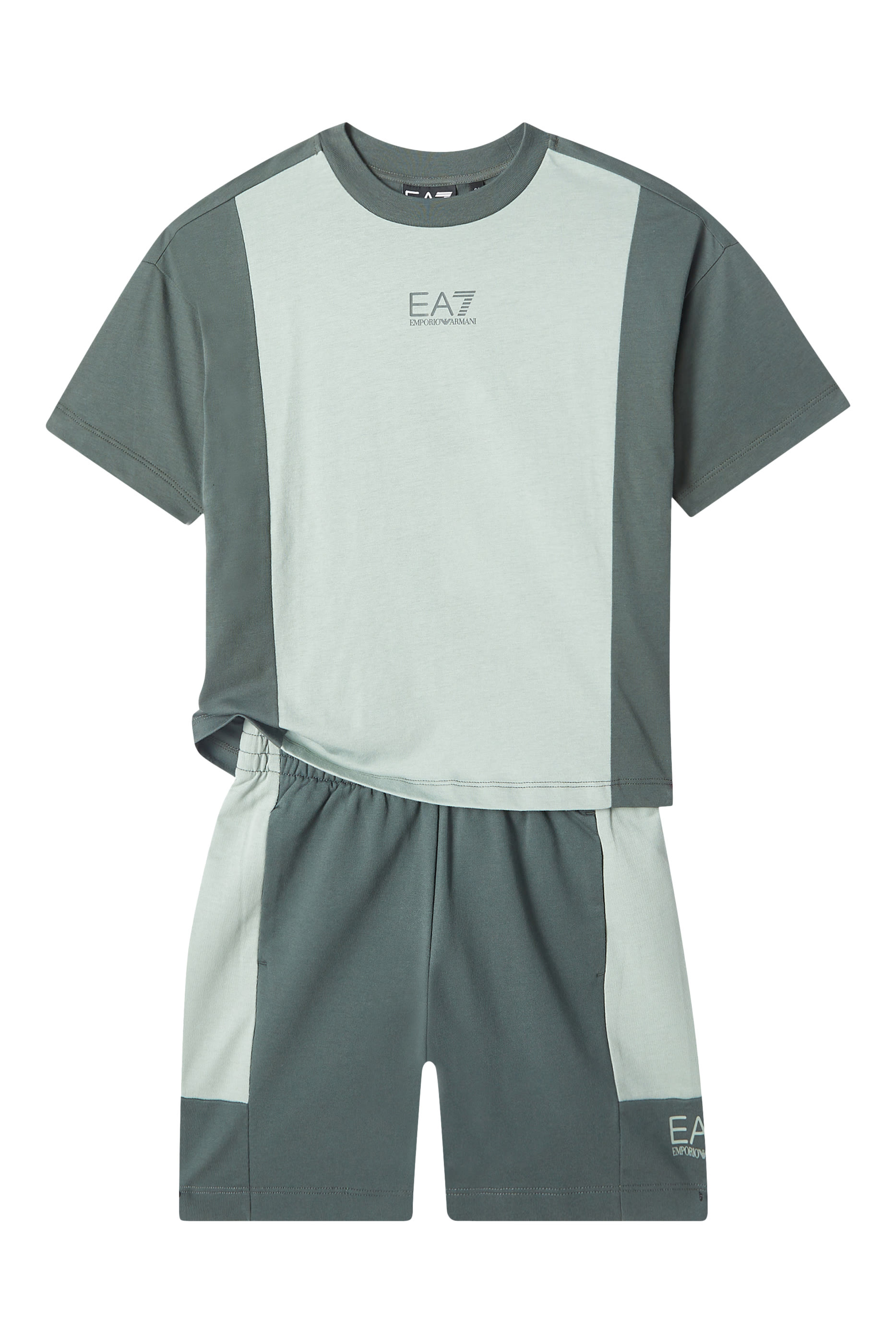 Kids EA7 Colorblock T-Shirt