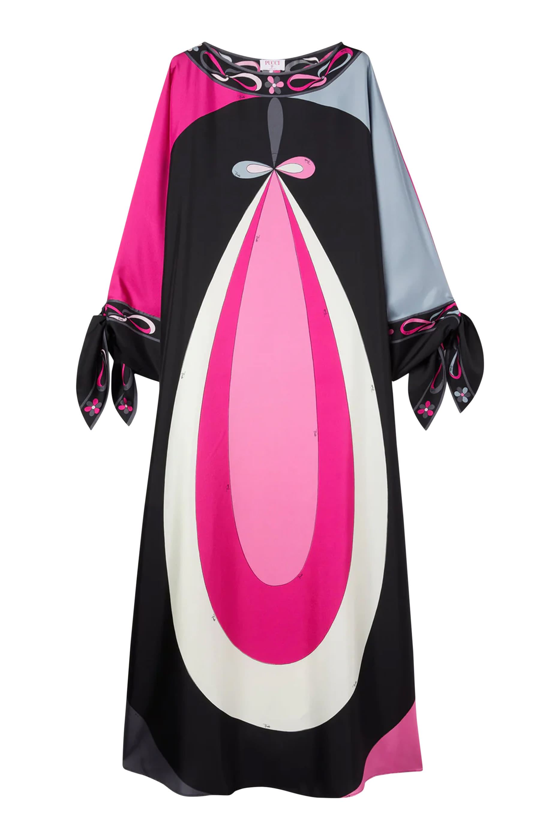 Maddalena Print Silk Twill Kaftan