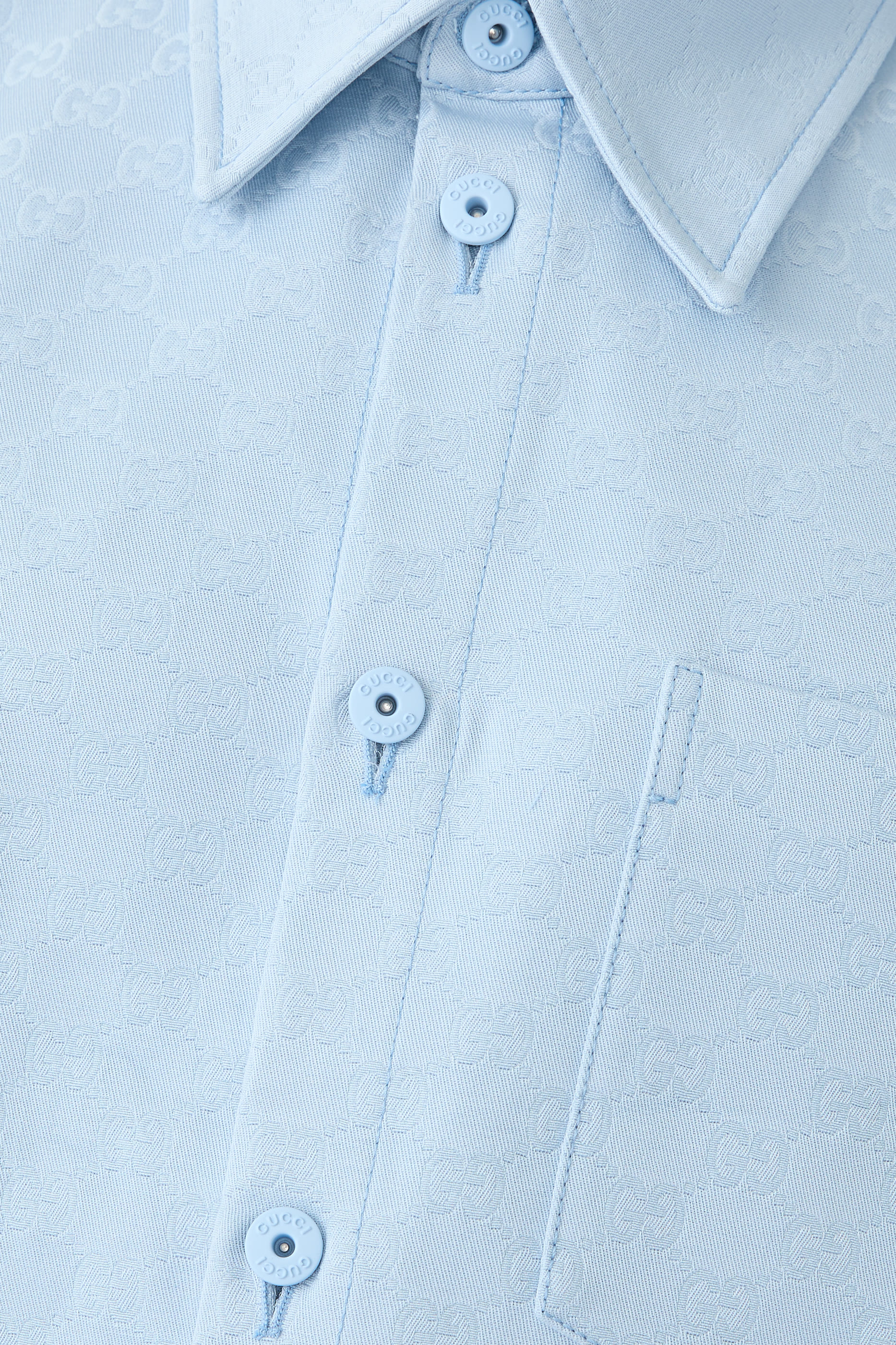 Oversize GG Cotton Shirt