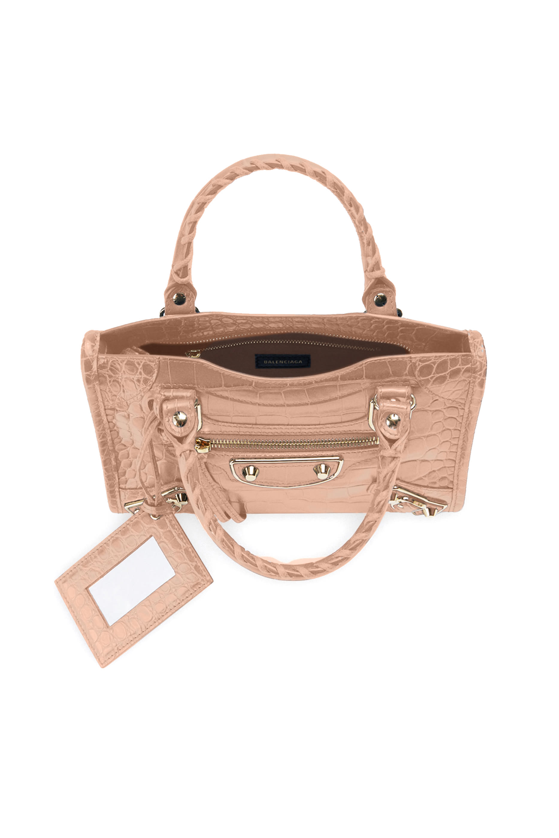 Metallic Edge Mini City Bag