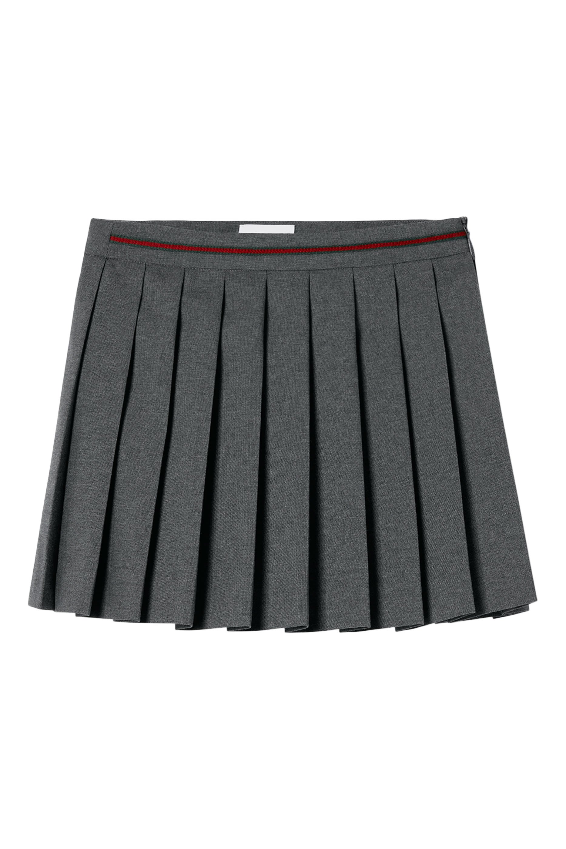 Kids Web Stripe Skirt